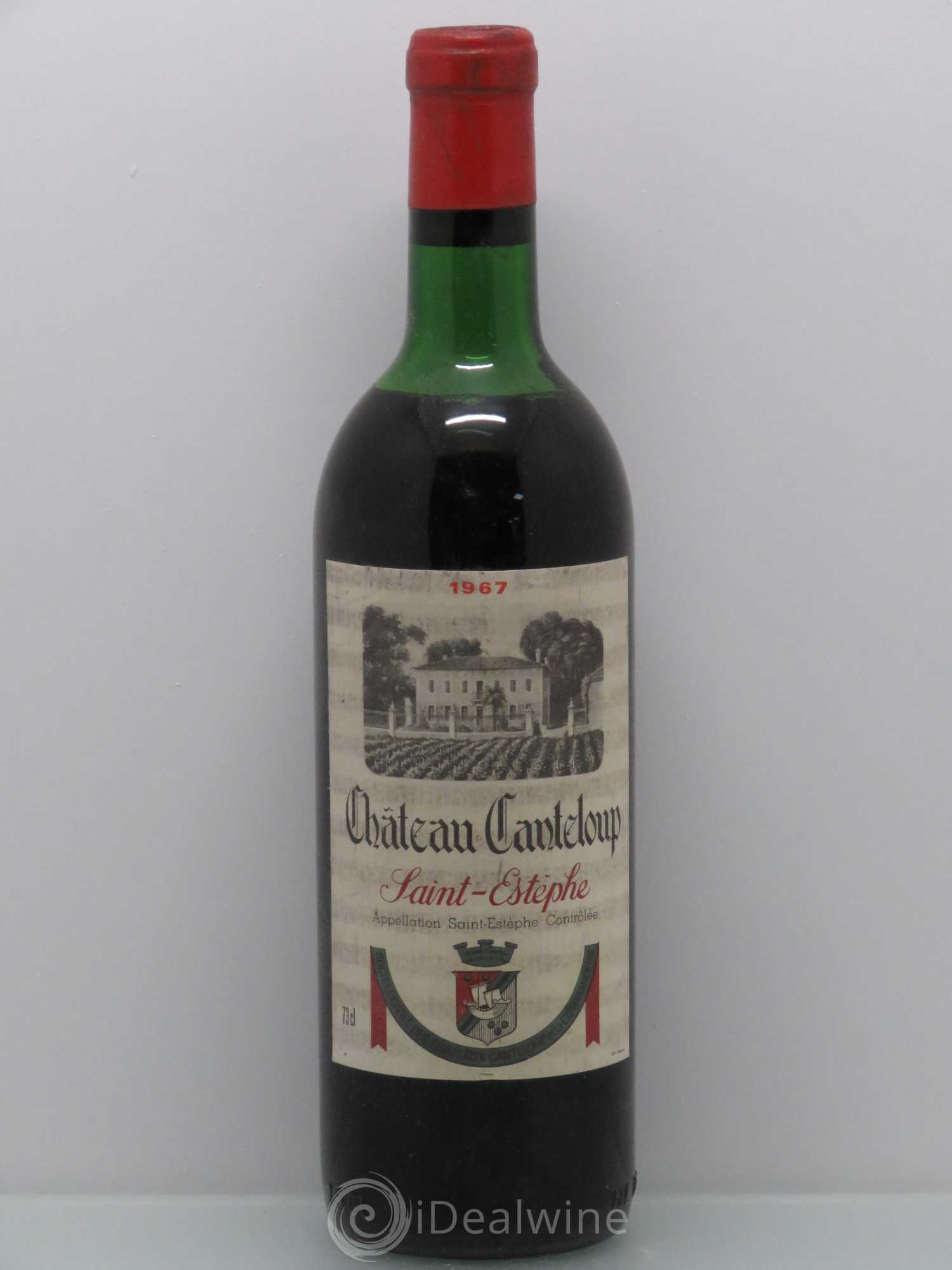 Bordeaux Château Canteloup Saint Estephe 1967 - Posten von 1 Flasche - 0