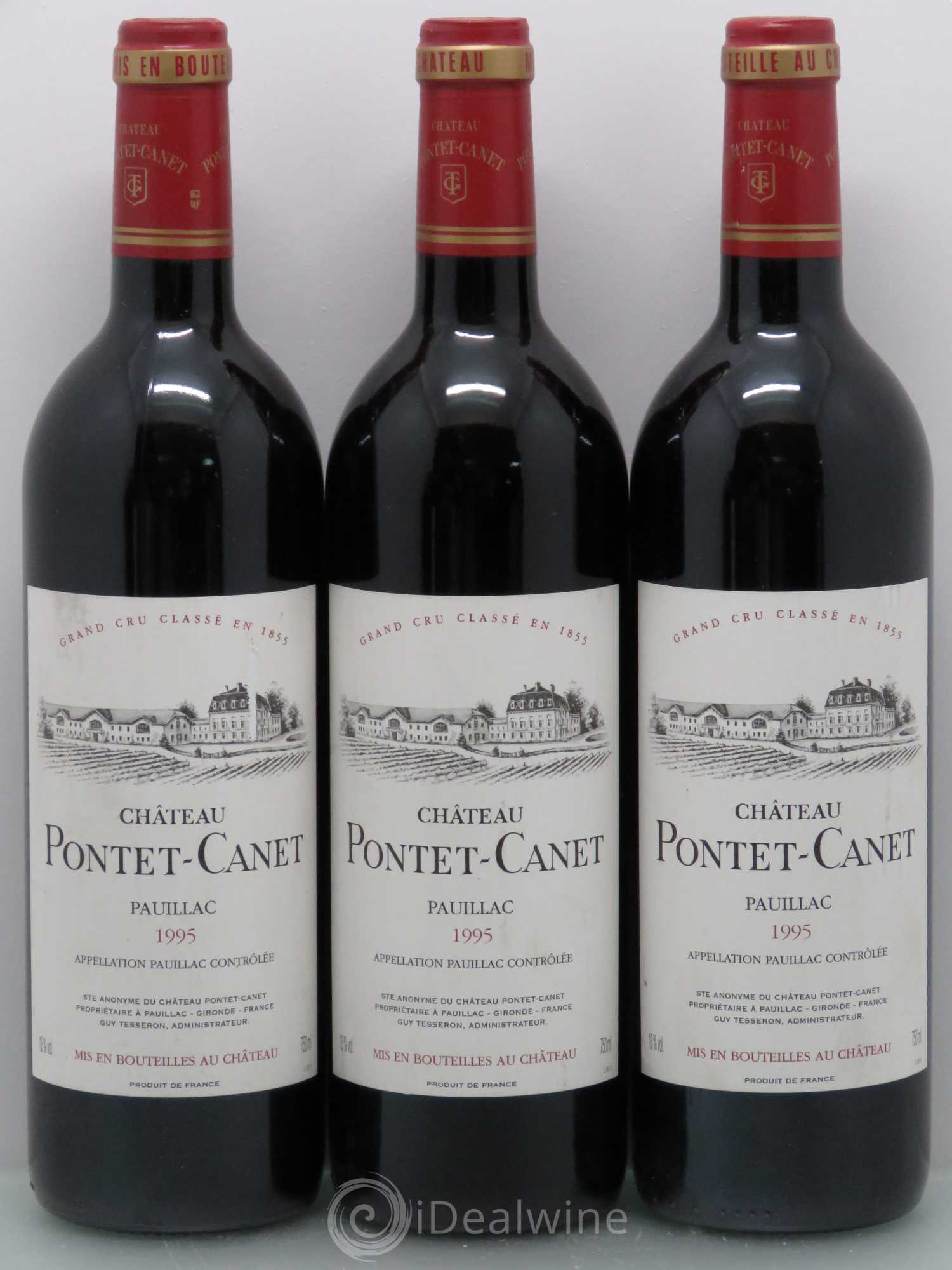 Château Pontet Canet 5ème Grand Cru Classé 1995 - Lot de 12 bouteilles - 2