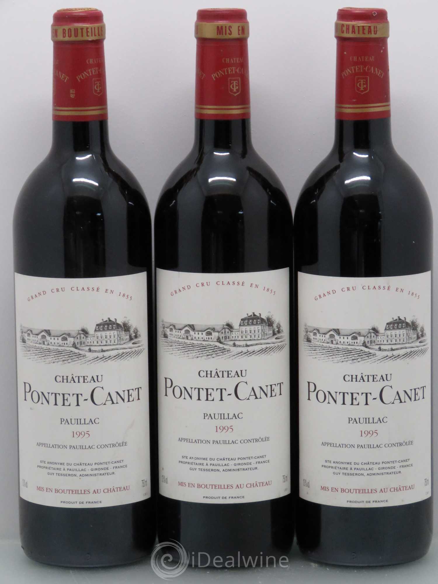 Château Pontet Canet 5ème Grand Cru Classé 1995 - Lot de 12 bouteilles - 4