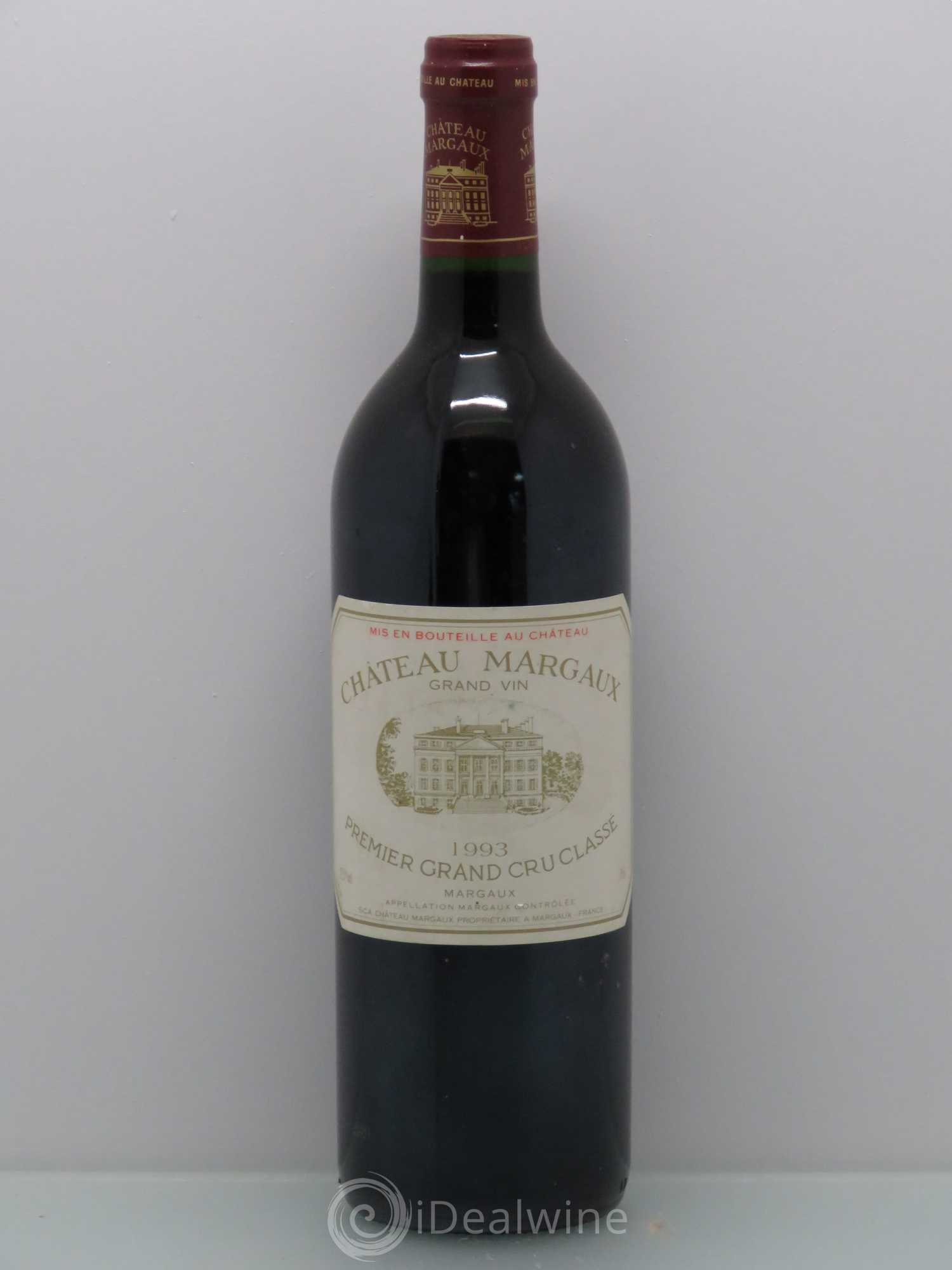 Château Margaux 1er Grand Cru Classé 1993 - Lot de 1 bouteille - 0