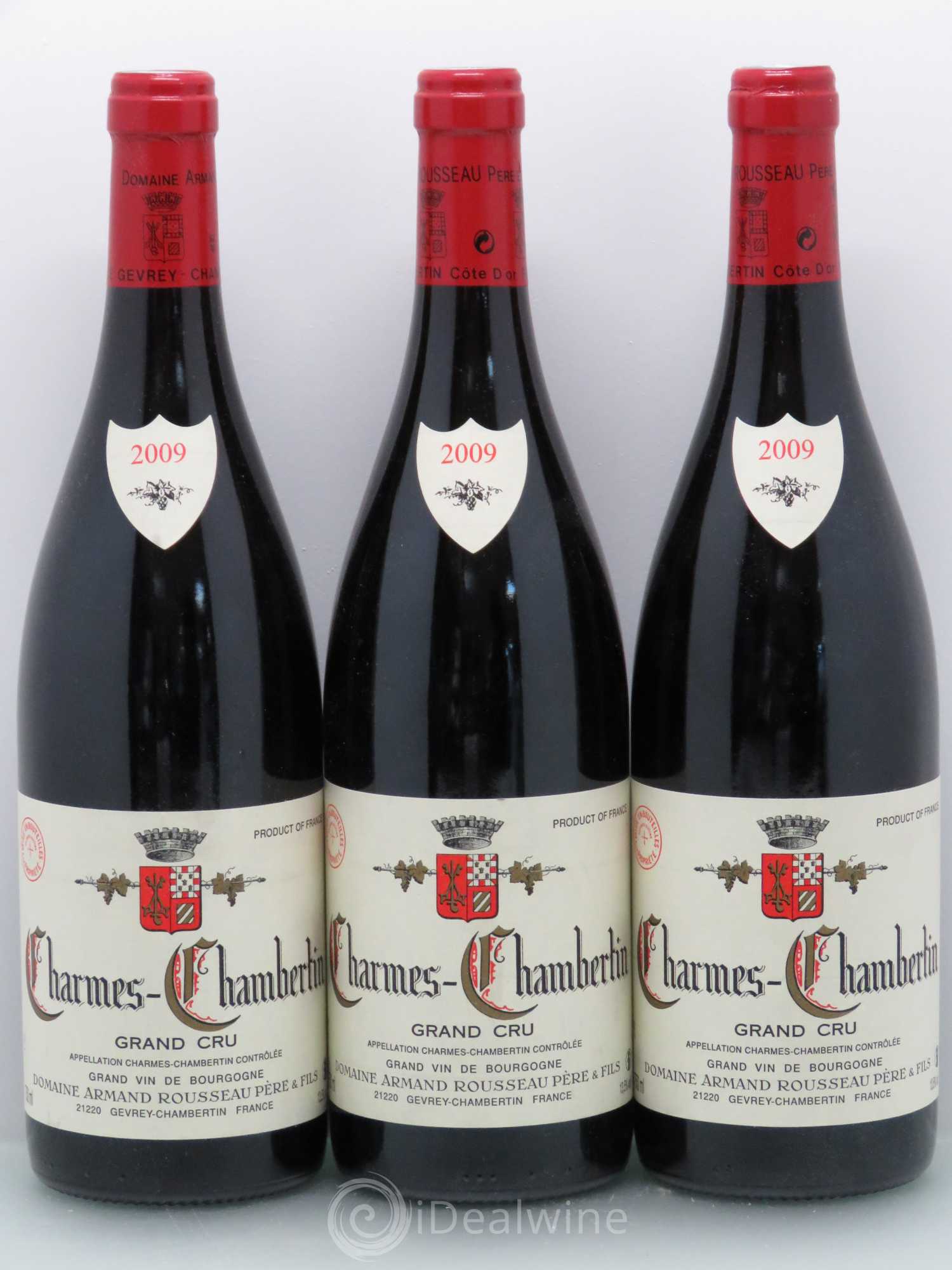 Charmes-Chambertin Grand Cru Armand Rousseau (Domaine) 2009 - Lot de 3 bouteilles - 0