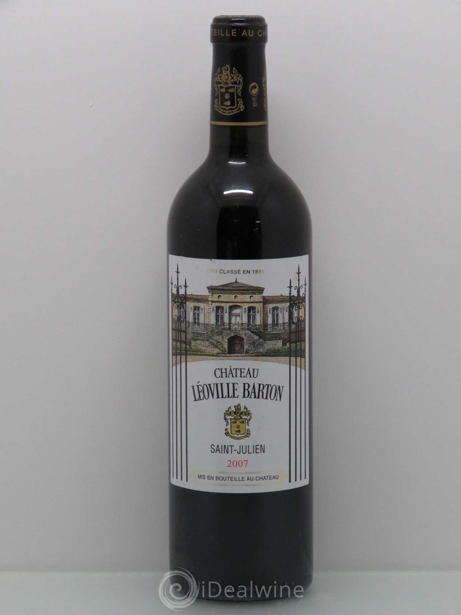 Château Léoville Barton 2ème Grand Cru Classé 2007 - Lot de 1 bouteille - 0