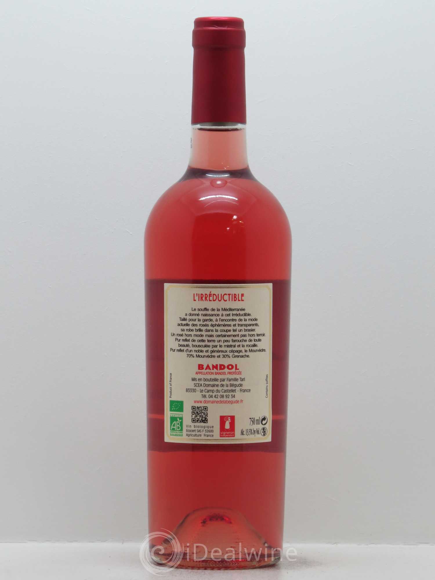 Bandol La Bégude L'Irréductible 2016 - Lot de 1 bouteille - 1