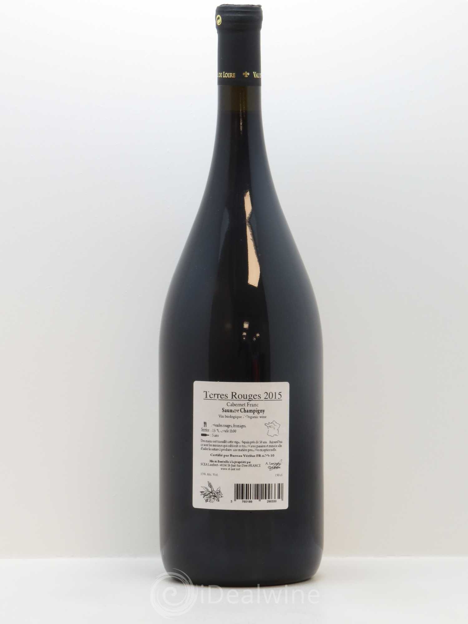 Saumur-Champigny Les Terres Rouges Domaine Saint-Just - Arnaud Lambert 2015 - Lot de 1 magnum - 1