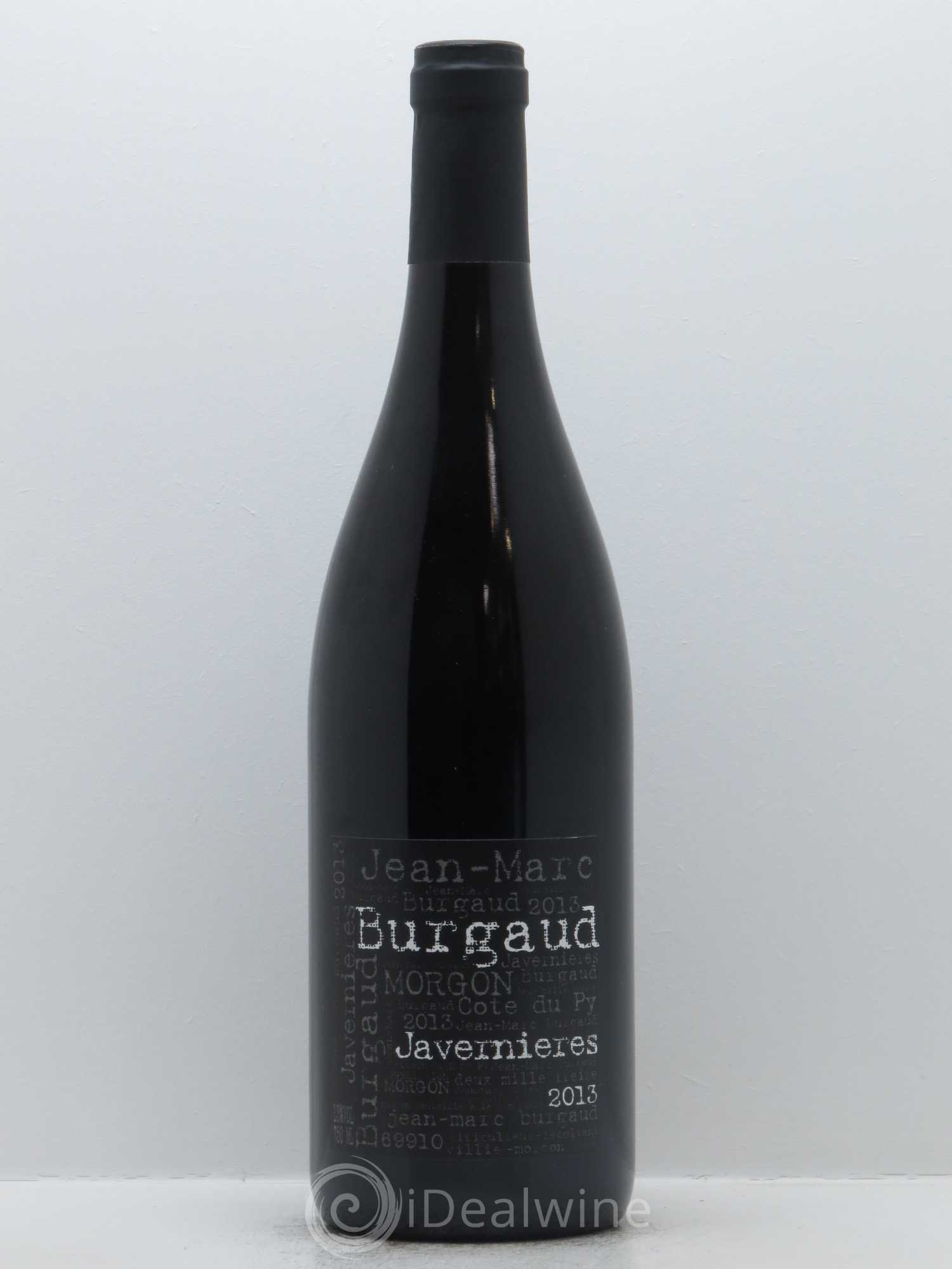 Morgon Côte du Py Javernières Jean-Marc Burgaud (Domaine) 2013 - Lot de 1 bouteille - 0
