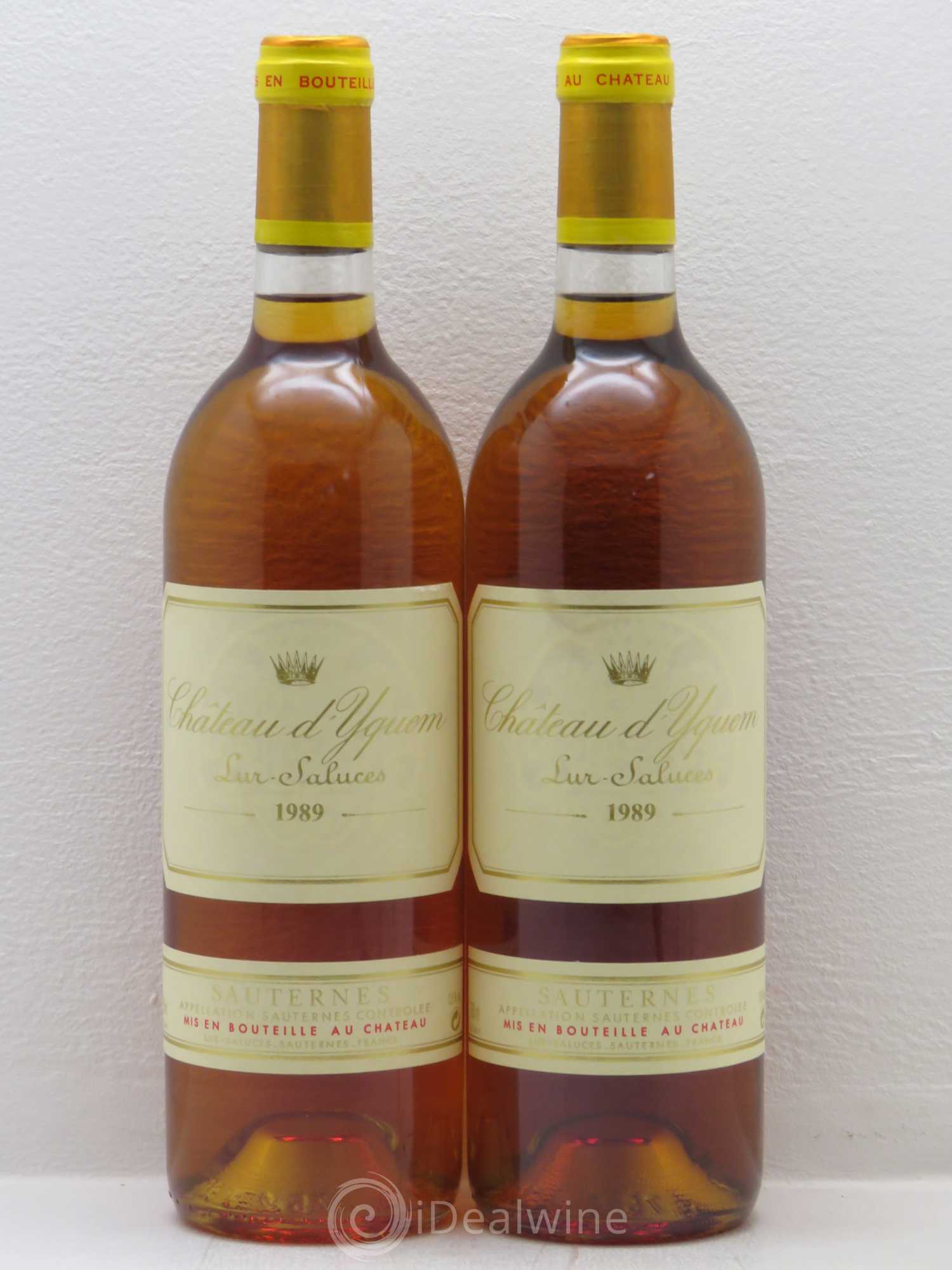 Château d' Yquem 1er Cru Classé Supérieur 1989 - Lotto di 2 bottiglie - 0