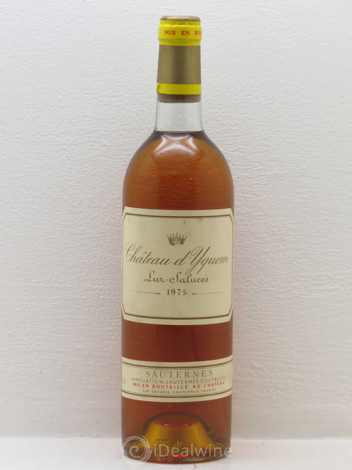 Château d' Yquem 1er Cru Classé Supérieur 1975 - Lotto di 1 bottiglia - 0