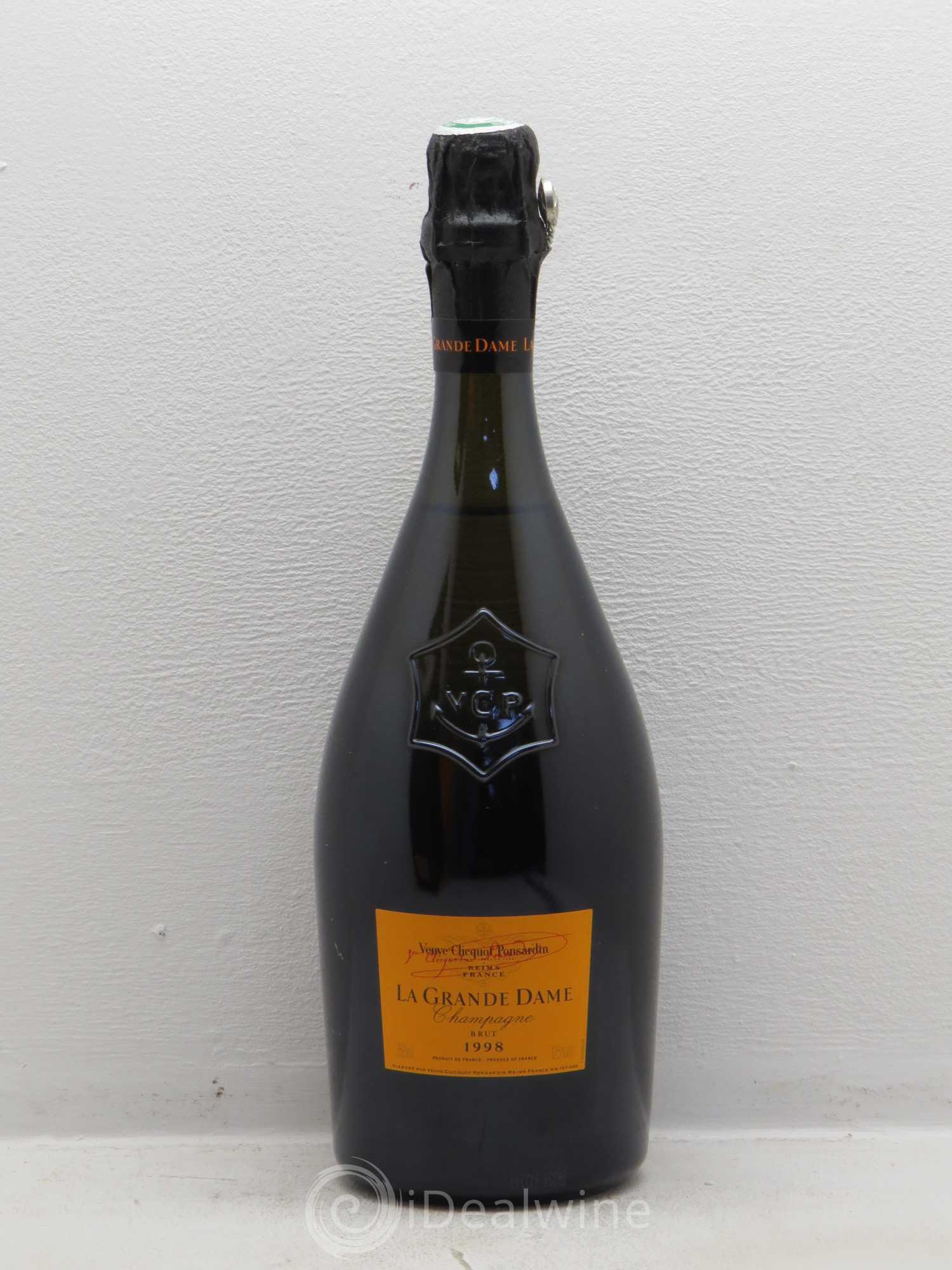 La Grande Dame Veuve Clicquot 1998 - Lot de 1 bouteille - 0
