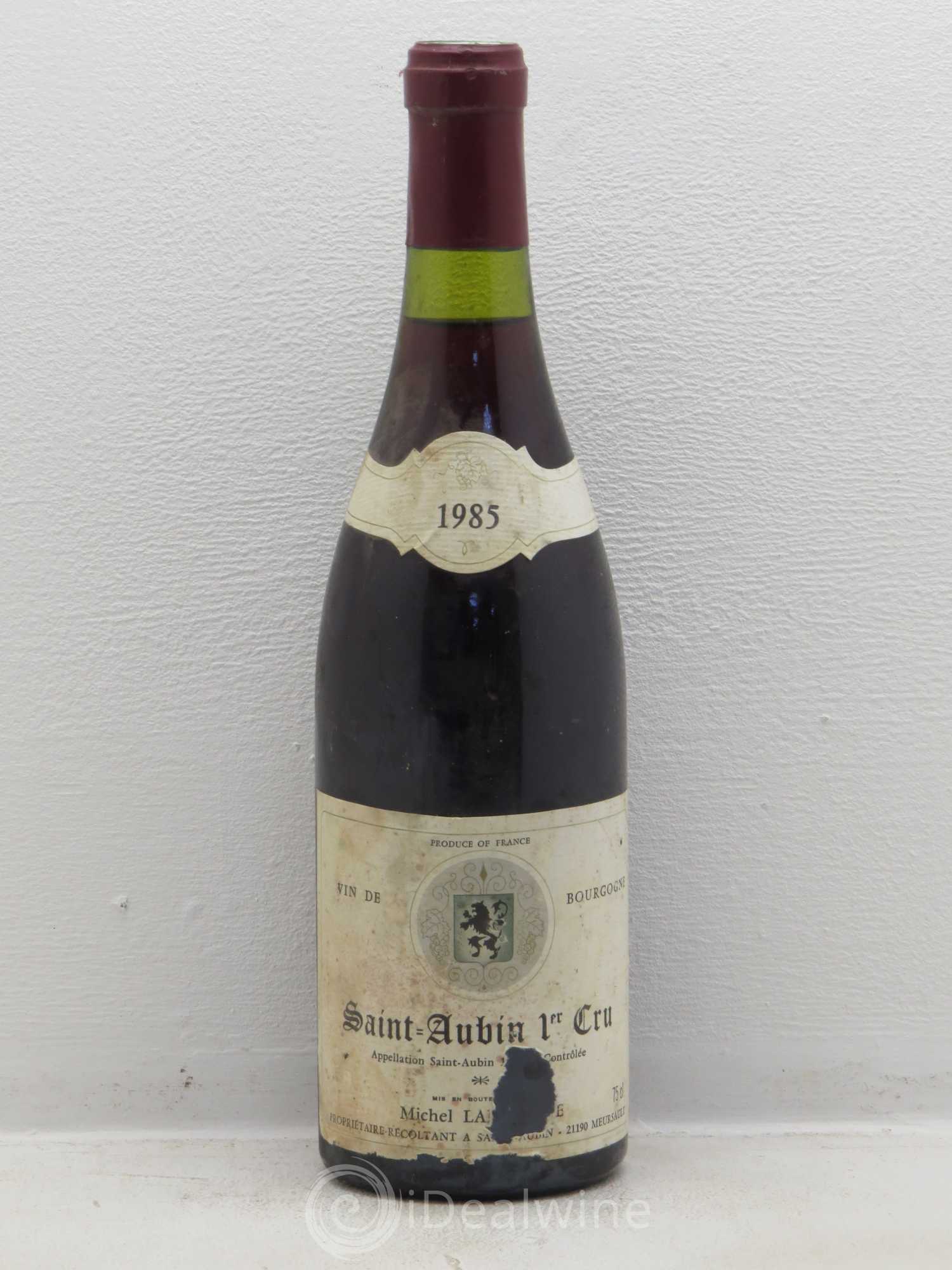 Saint-Aubin 1er Cru Michel Lamanthe 1985 - Lot de 1 bouteille - 0