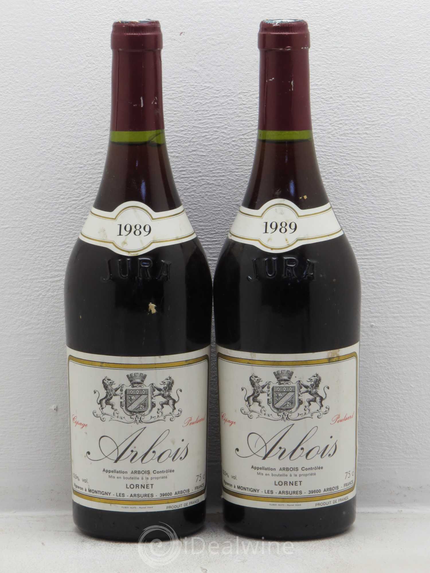 Arbois Poulsard Roger Lornet 1989 - Posten von 2 Flaschen - 0