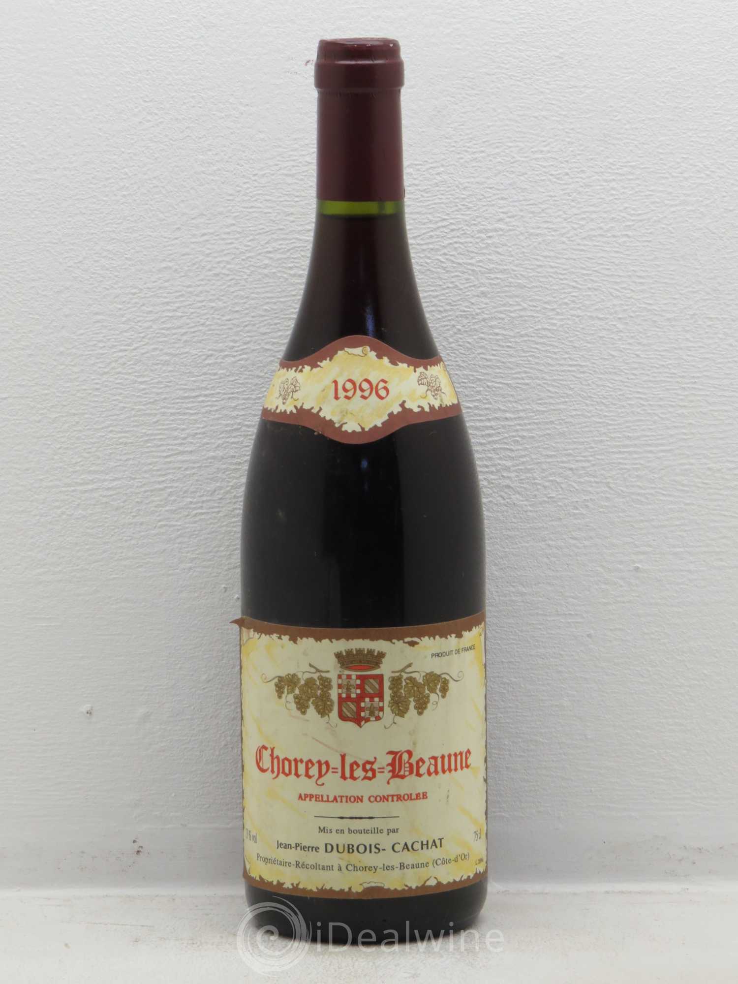 Chorey-lès-Beaune Dubois Cachat 1996 - Posten von 1 Flasche - 0