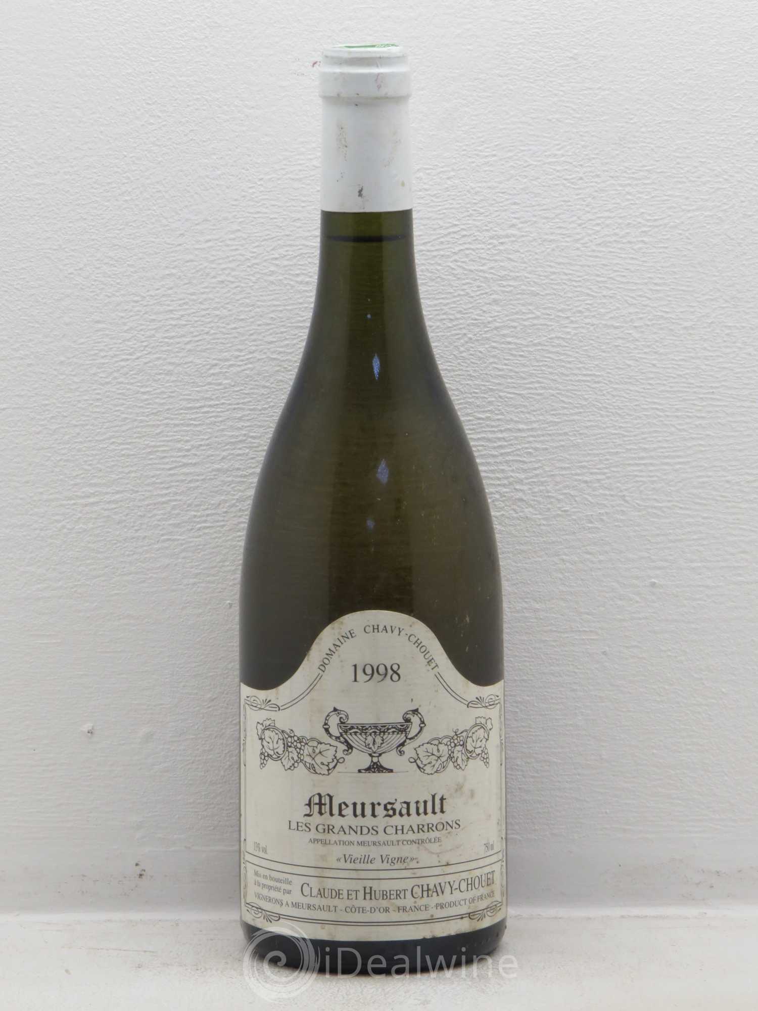 Meursault Les Grands Charrons vieille vigne - Chavy Chouet 1998 - Posten von 1 Flasche - 0