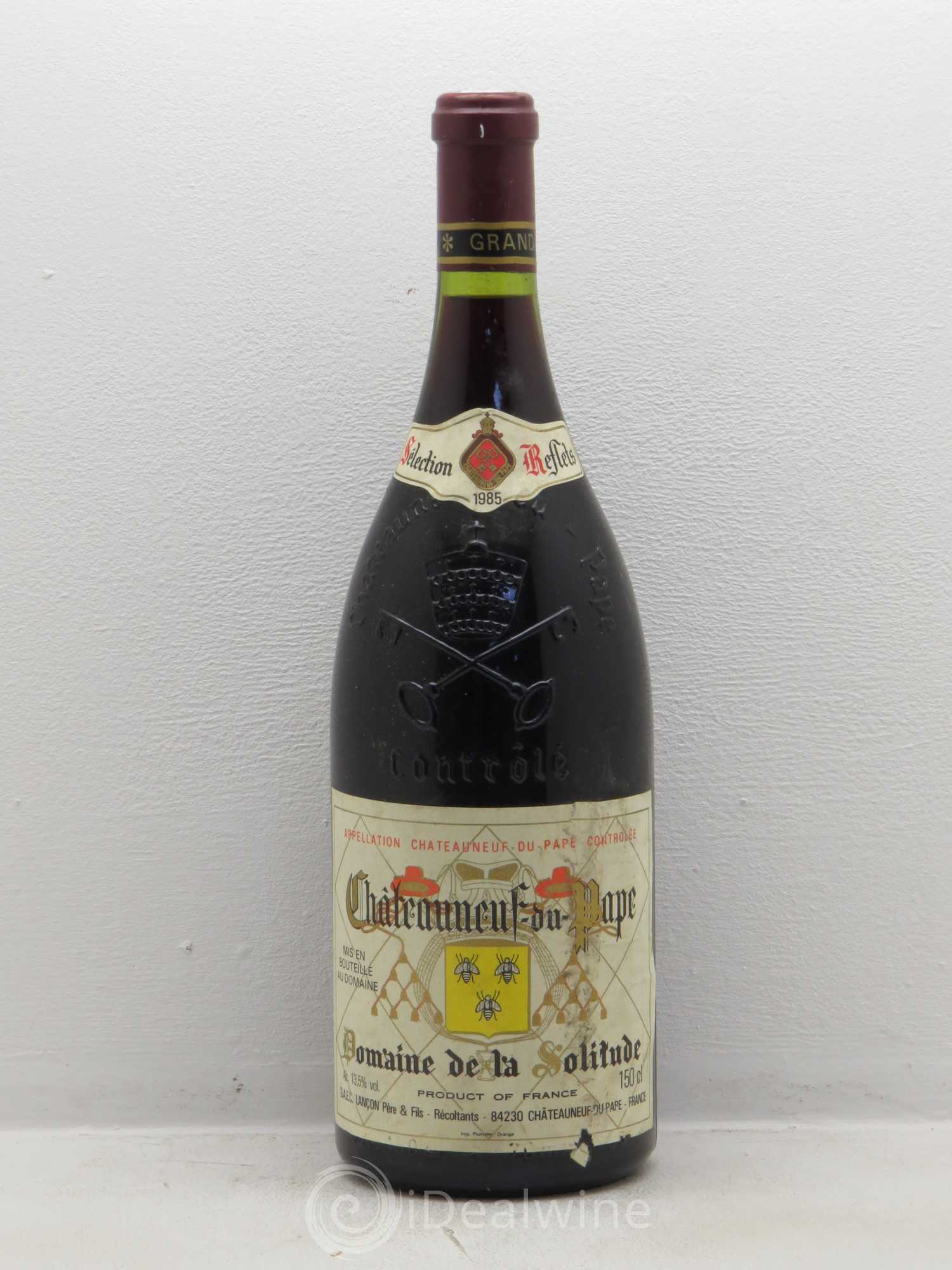 Châteauneuf-du-Pape Les reflets Domaine de la Solitude 1985 - Posten von 1 Magnum - 0