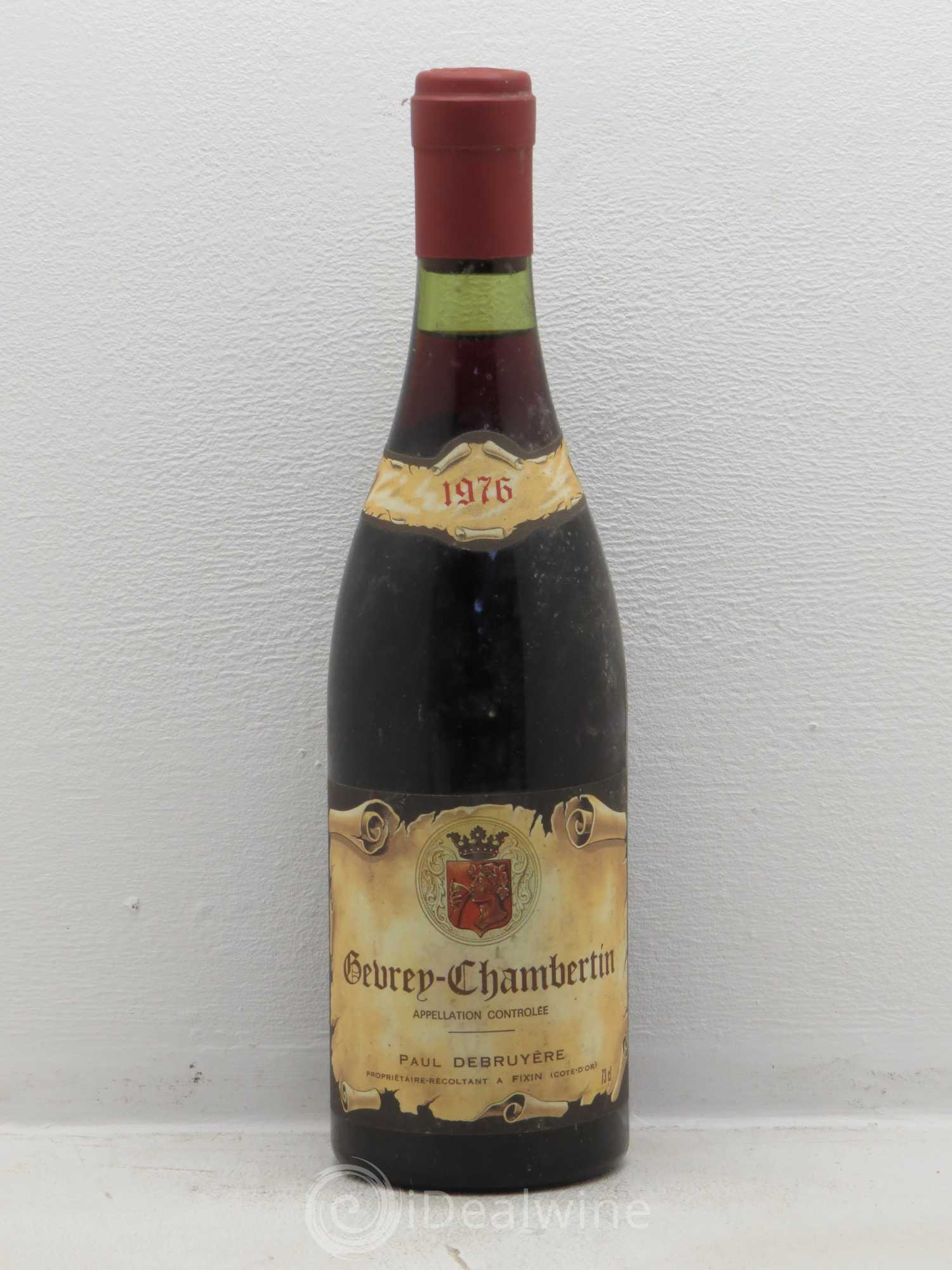 Gevrey-Chambertin Paul Debruyère 1976 - Posten von 1 Flasche - 0