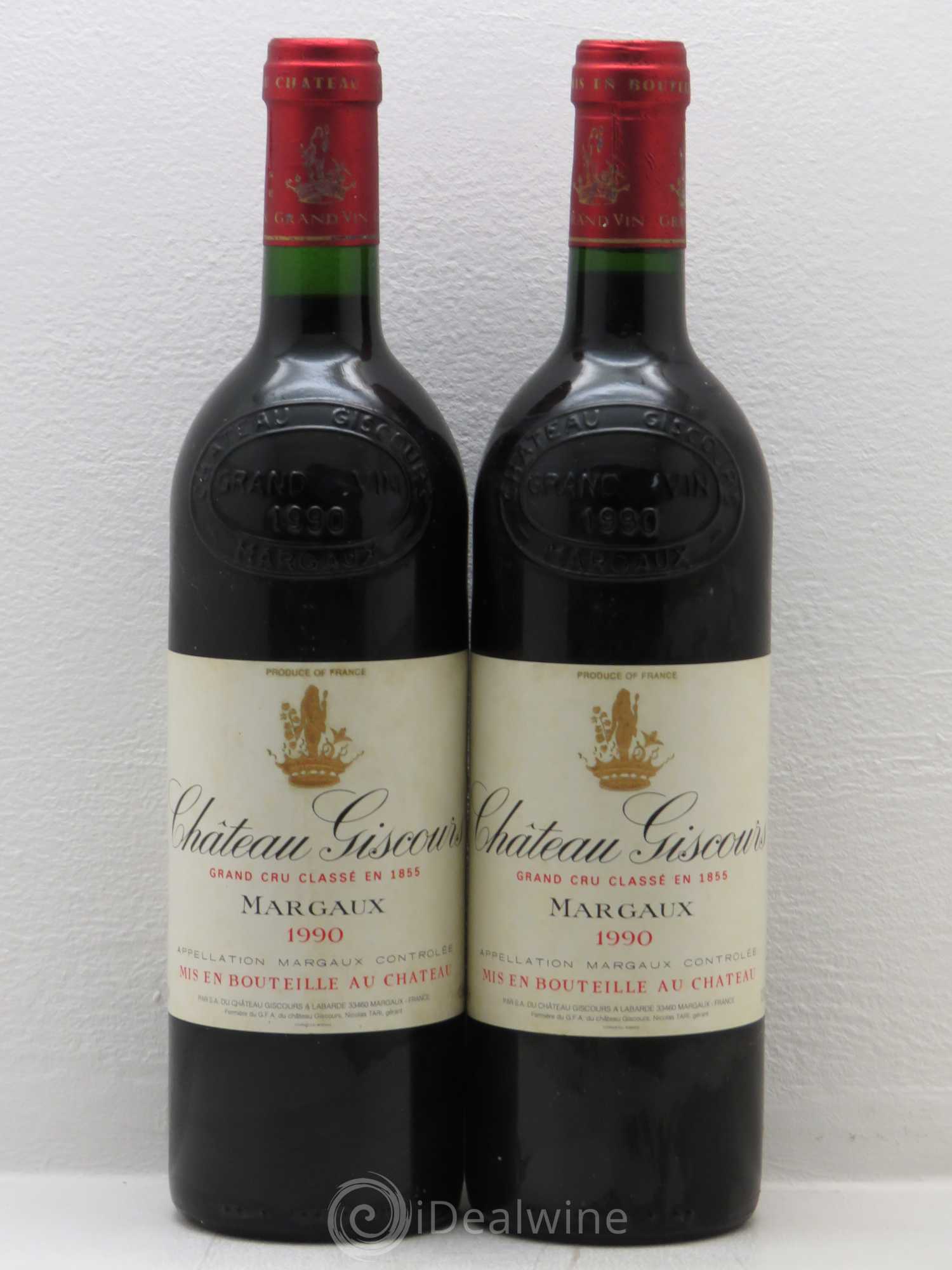 Château Giscours 3ème Grand Cru Classé 1990 - Lot de 2 bouteilles - 0