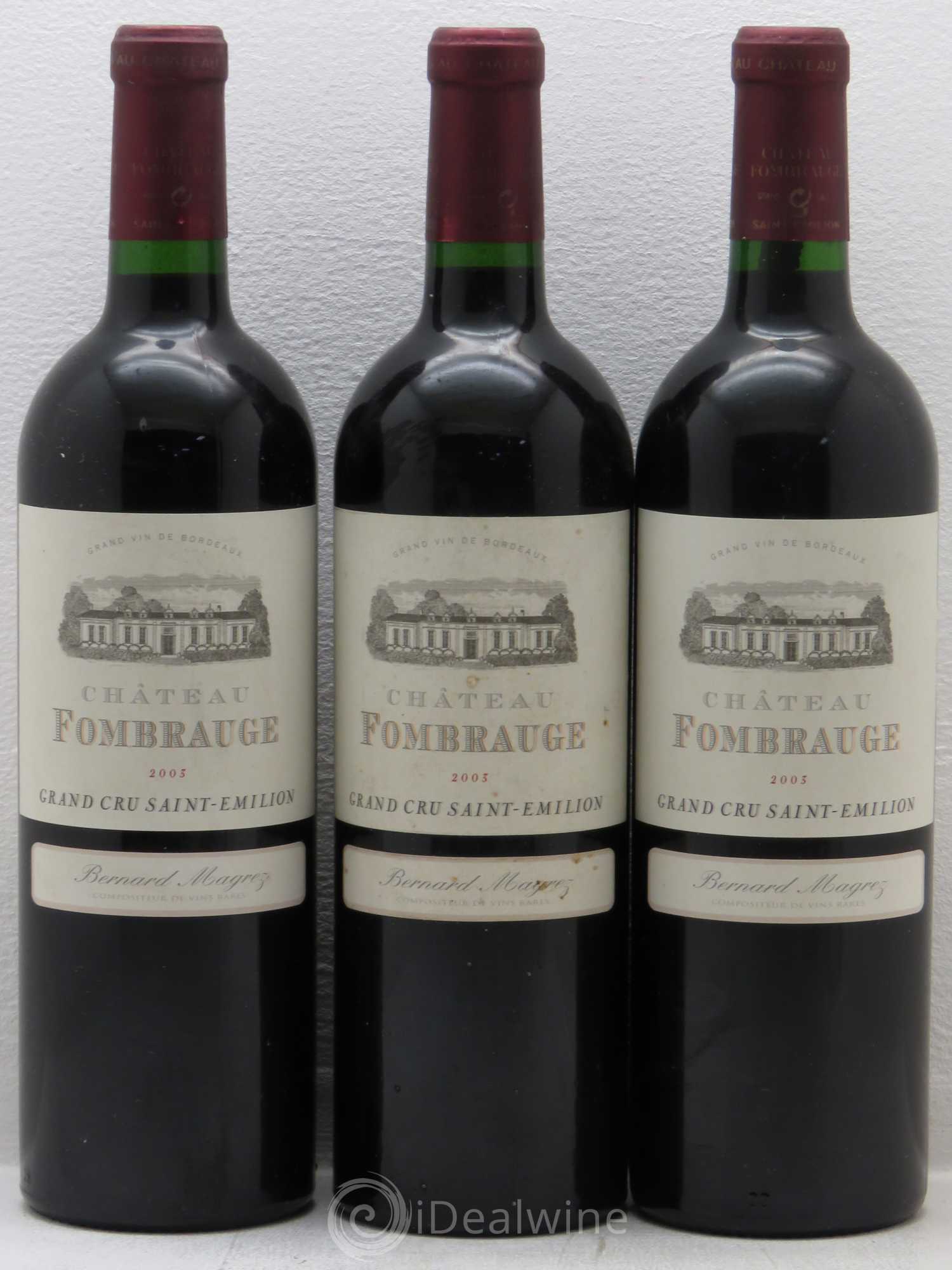 Château Fombrauge Grand Cru Classé 2003 - Lot de 6 bouteilles - 2