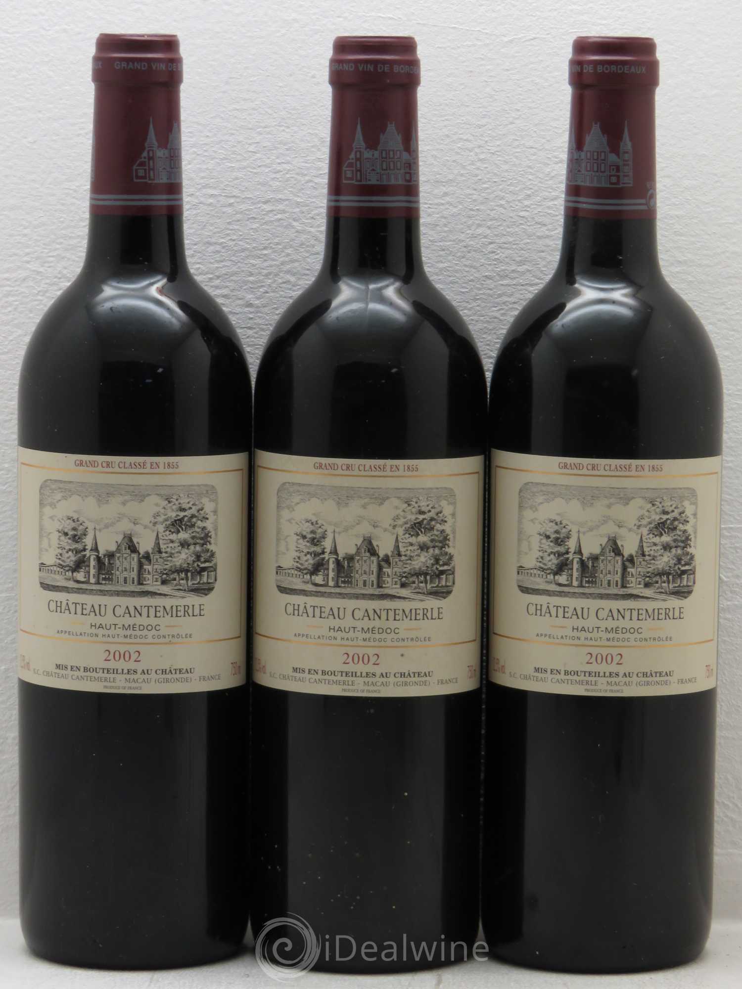 Château Cantemerle 5ème Grand Cru Classé 2002 - Lot de 6 bouteilles - 2