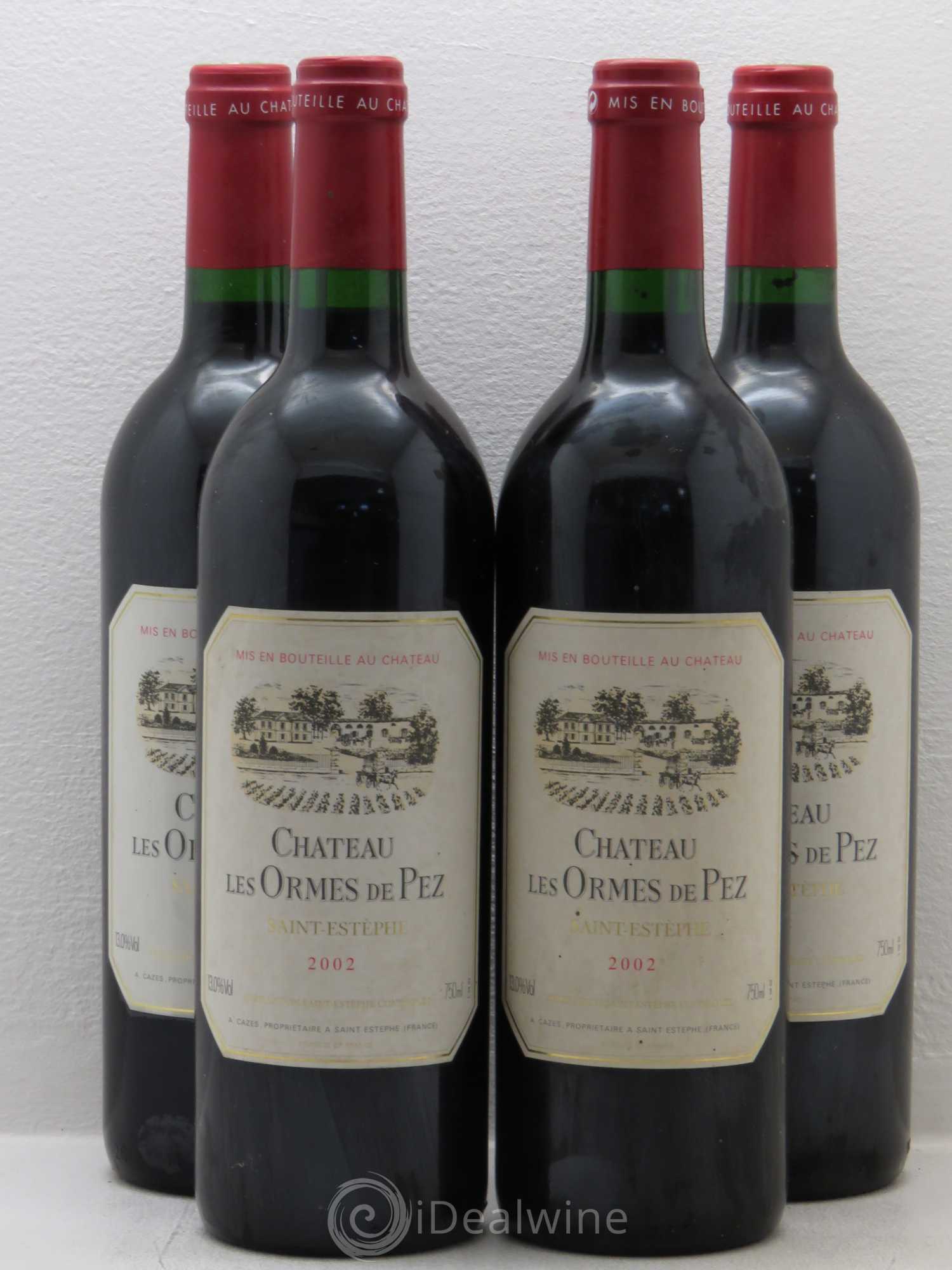 Château les Ormes de Pez 2002 - Lot de 4 bouteilles - 0
