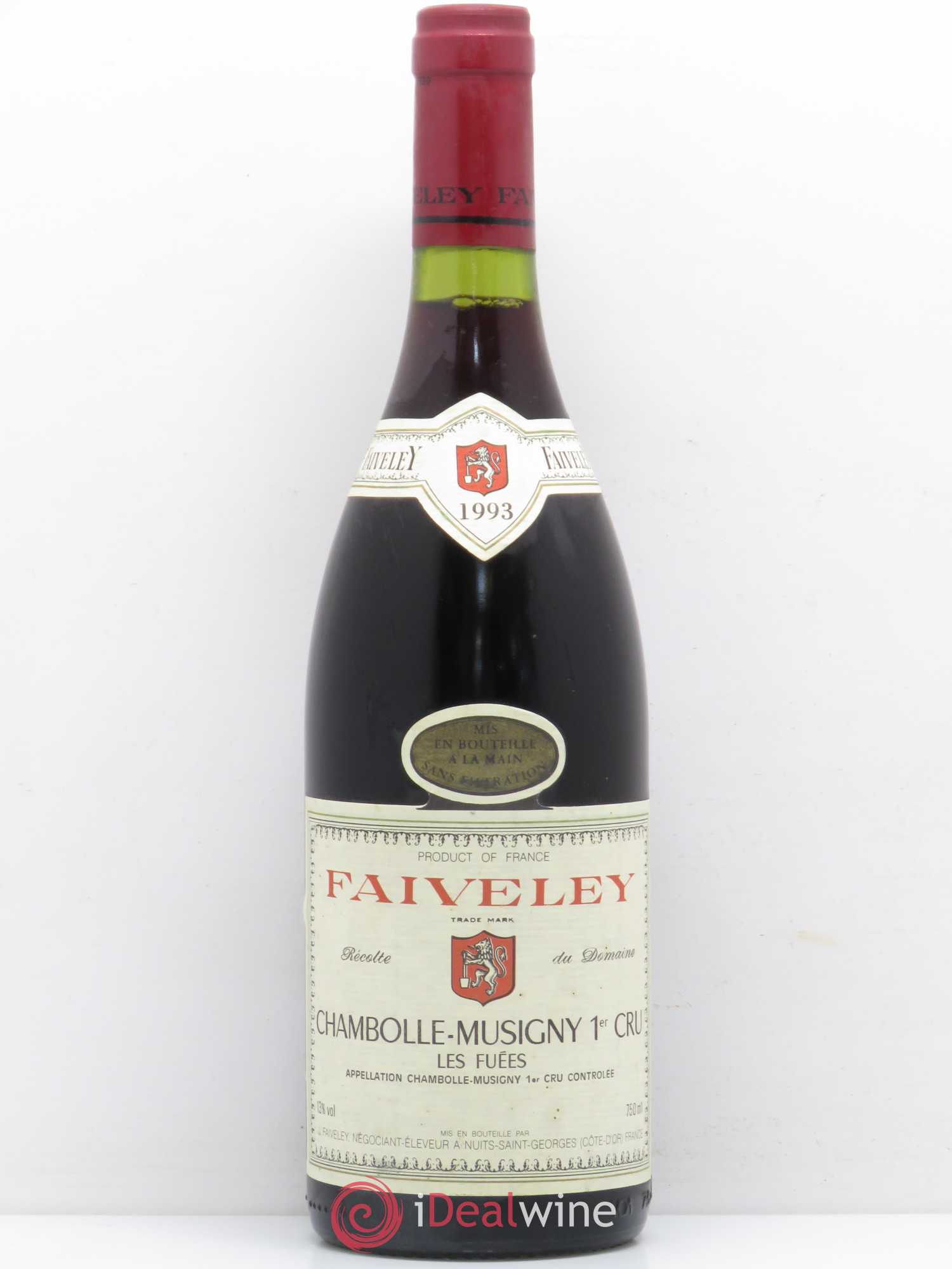 Chambolle-Musigny 1er Cru Les Fuées Faiveley 1993 - Lot de 1 bouteille - 0