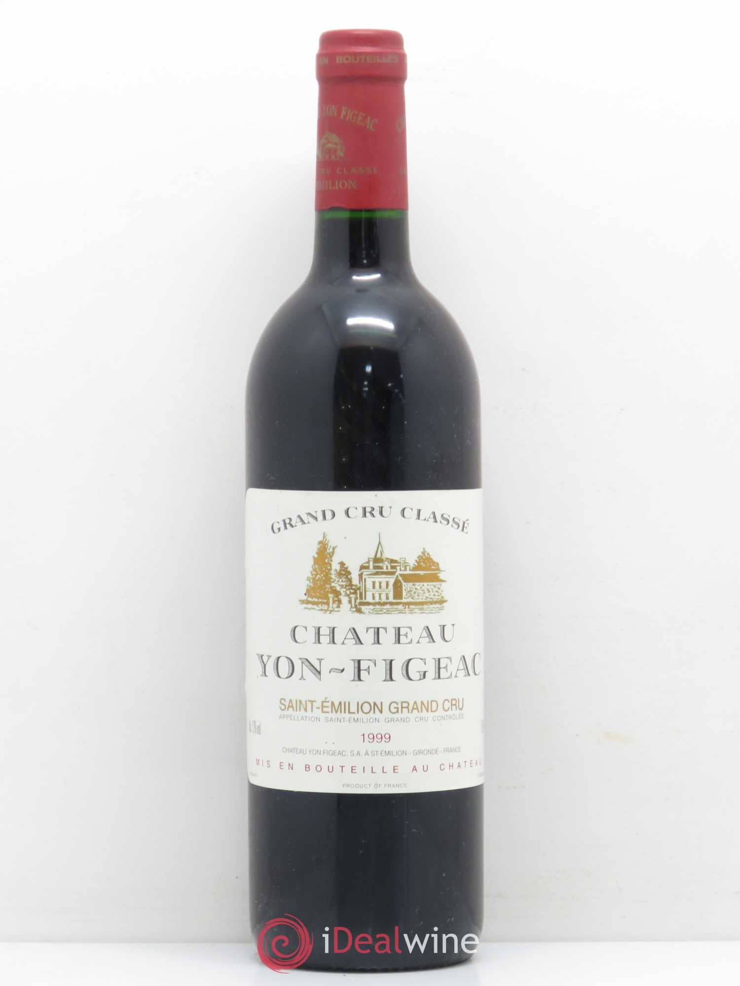 Château Yon Figeac Grand Cru Classé 1999 - Lot de 1 bouteille - 0