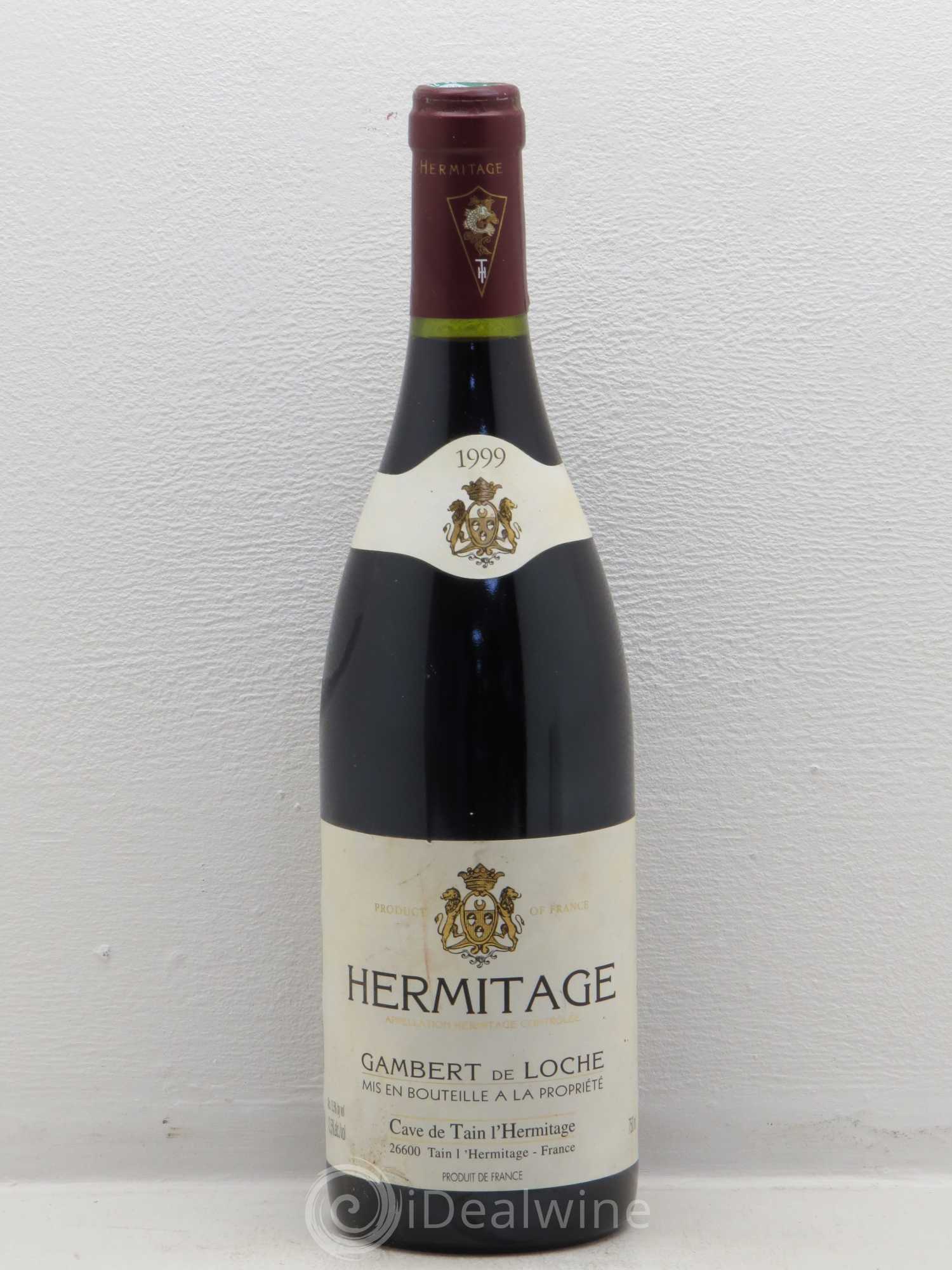Hermitage Gambert de Loche Cave de Tain 1999 - Lot de 1 bouteille - 0
