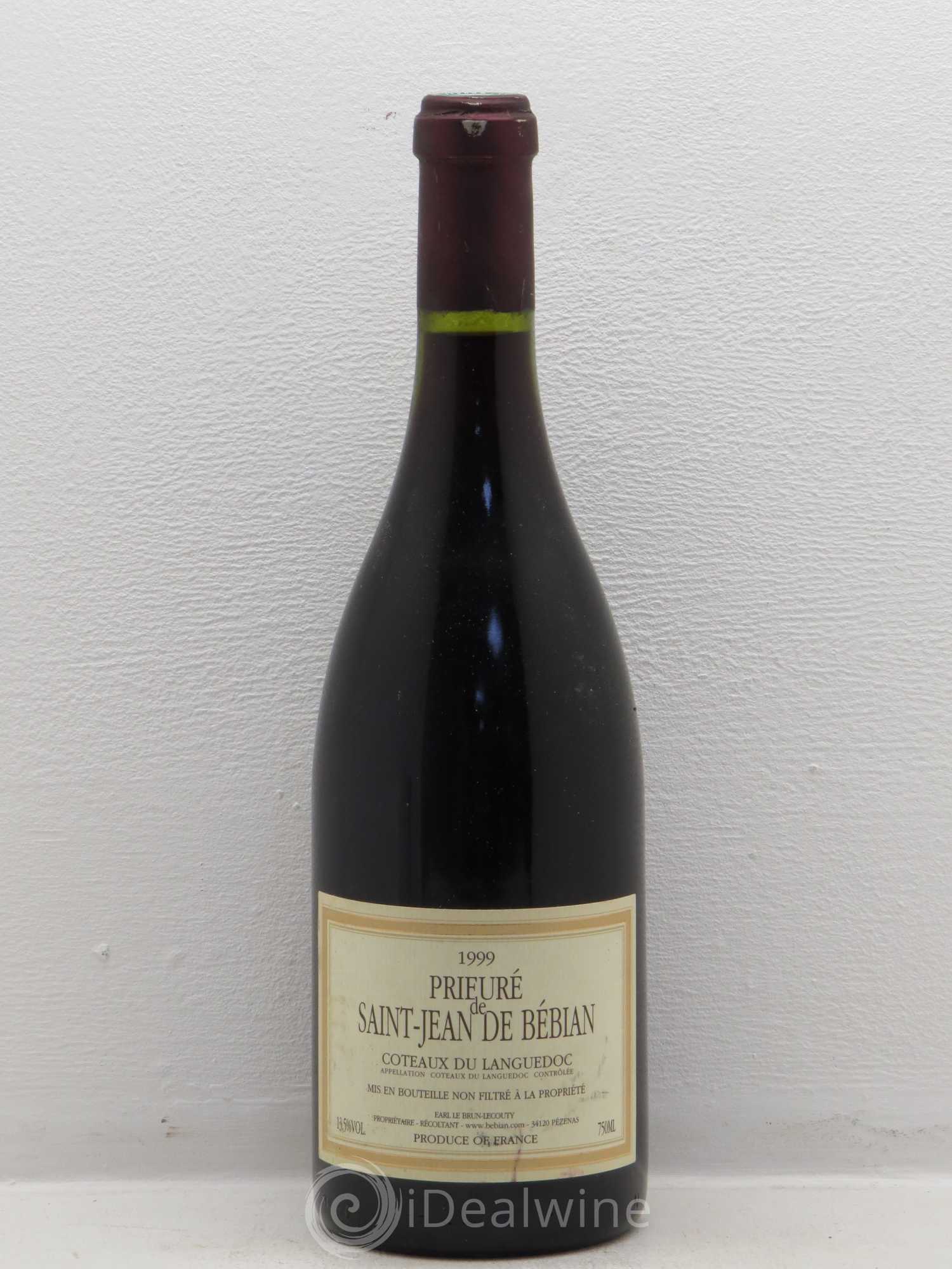 Languedoc Prieuré St-Jean de Bébian 1999 - Lot de 1 bouteille - 0