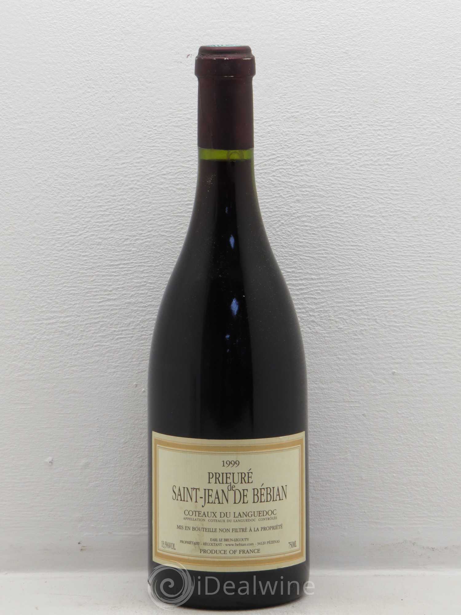 Languedoc Prieuré St-Jean de Bébian 1999 - Lot de 1 bouteille - 0