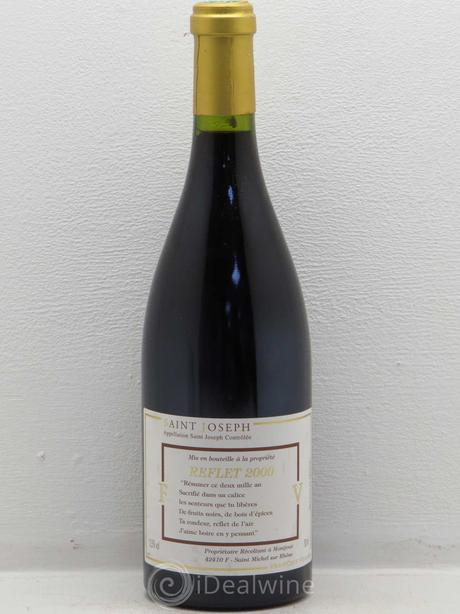 Saint-Joseph Reflet François Villard 2000 - Lot de 1 bouteille - 0