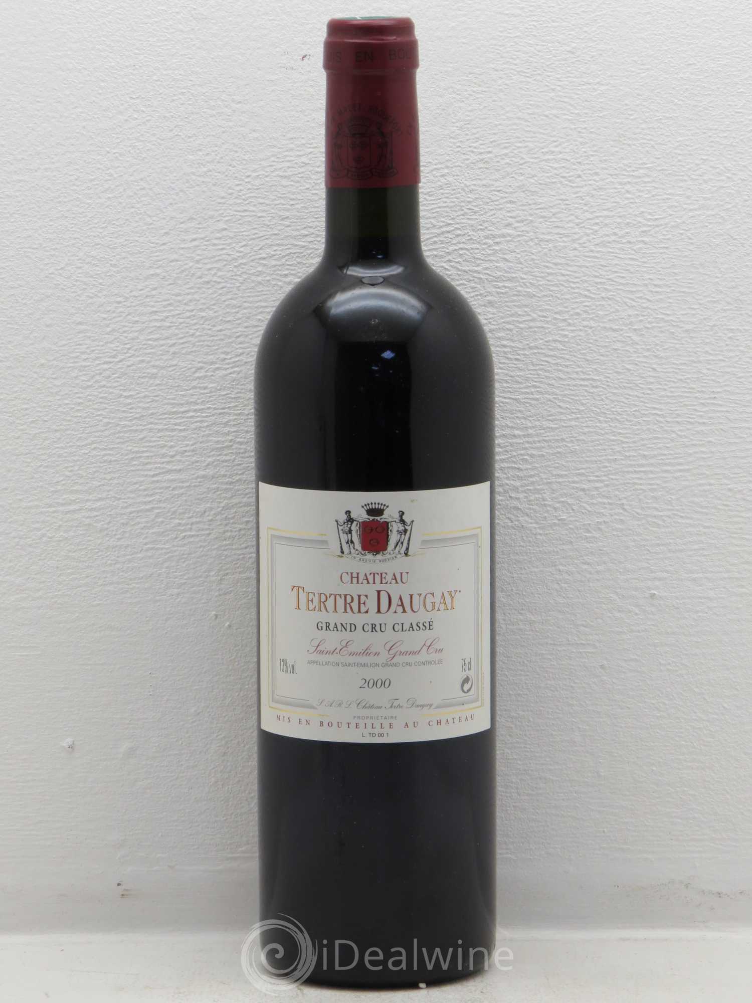 Château Tertre Daugay Grand Cru Classé 2000 - Lot de 1 bouteille - 0