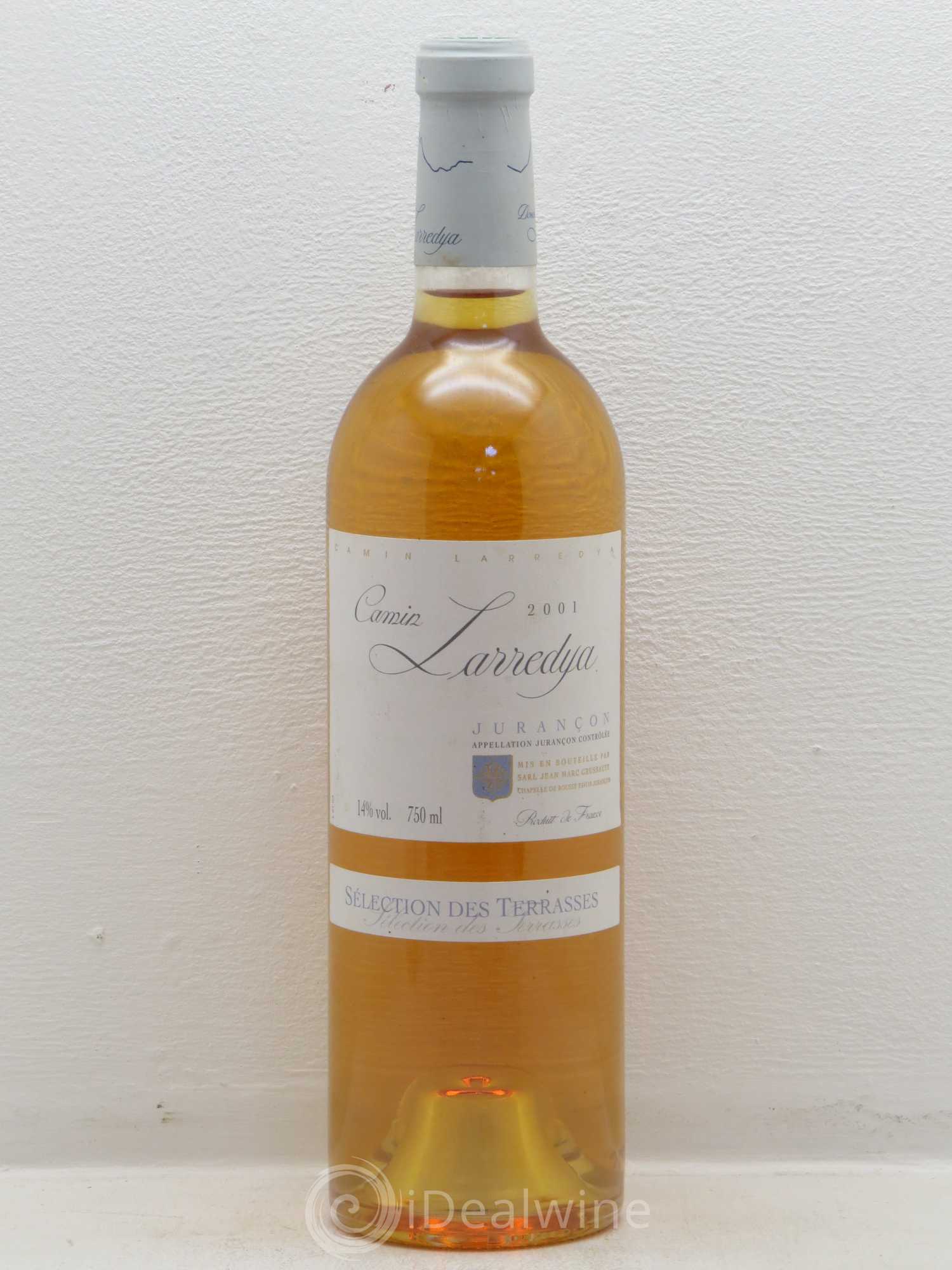 Jurançon Camine Larredya-Sélection Des terrasses 2001 - Posten von 1 Flasche - 0
