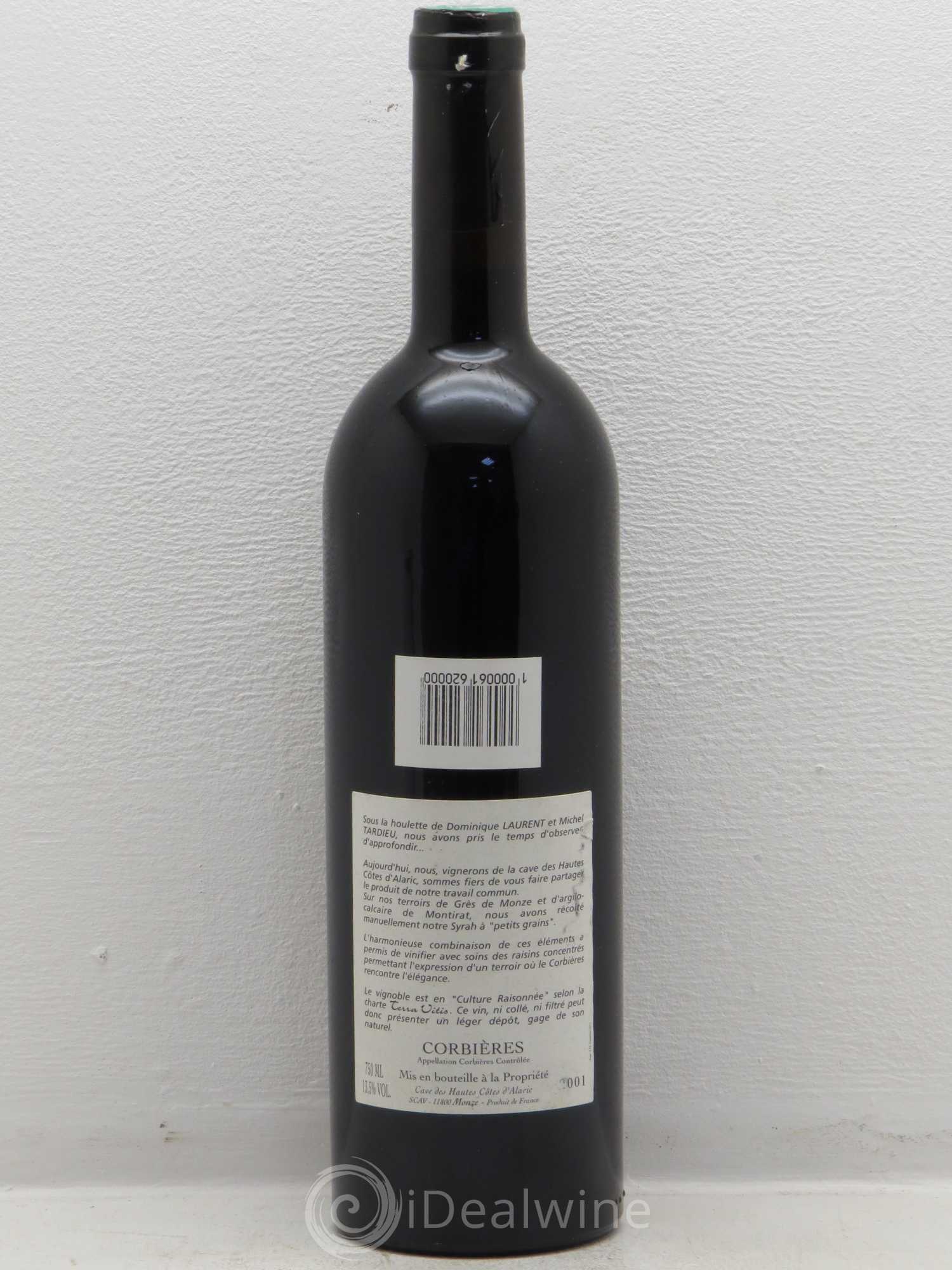 Corbières Tardieu Laurent 2001 - Lot de 1 bouteille - 1