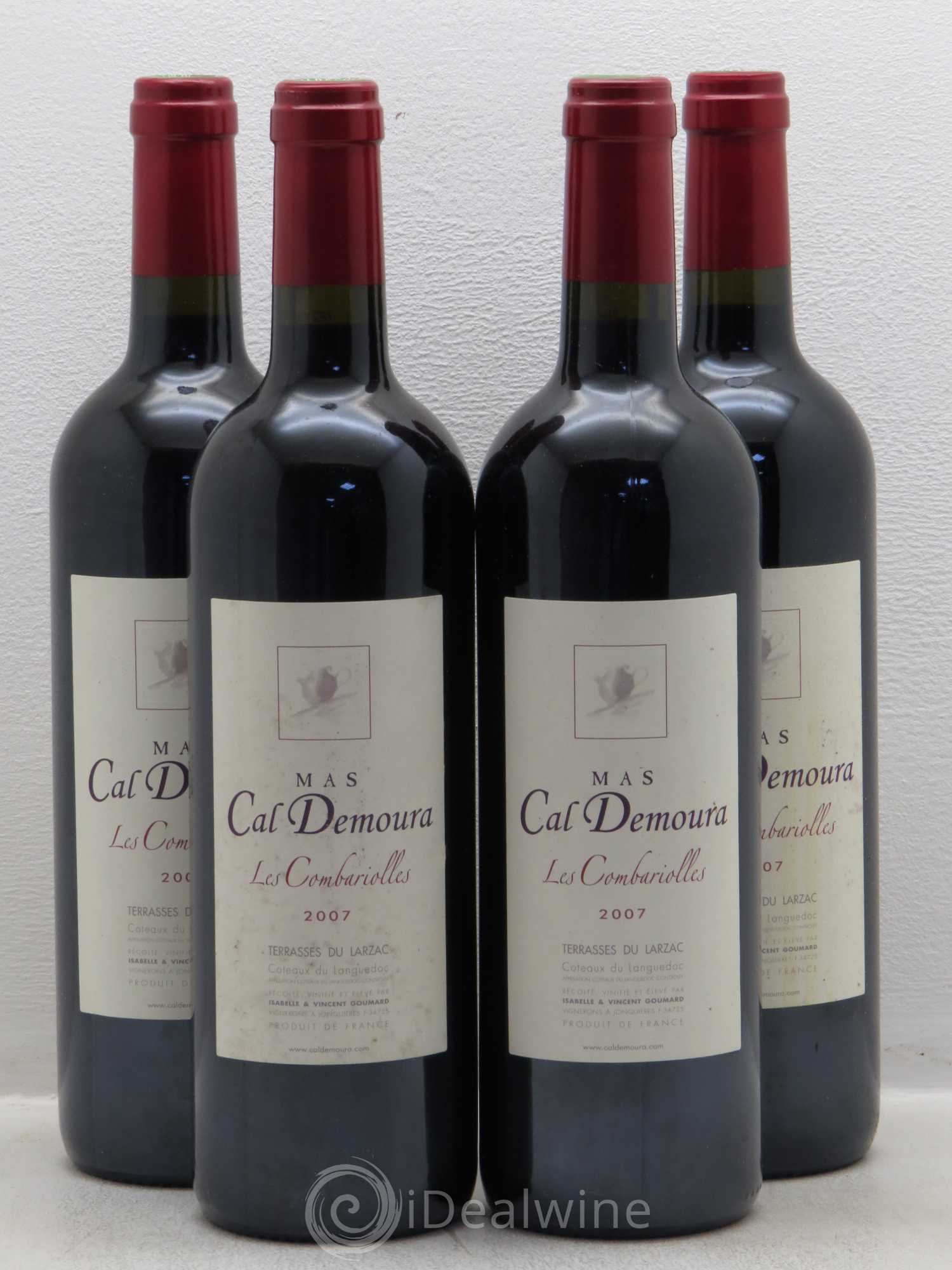 Terrasses du Larzac Les Combariolles Mas Cal Demoura 2007 - Lot de 4 bouteilles - 0