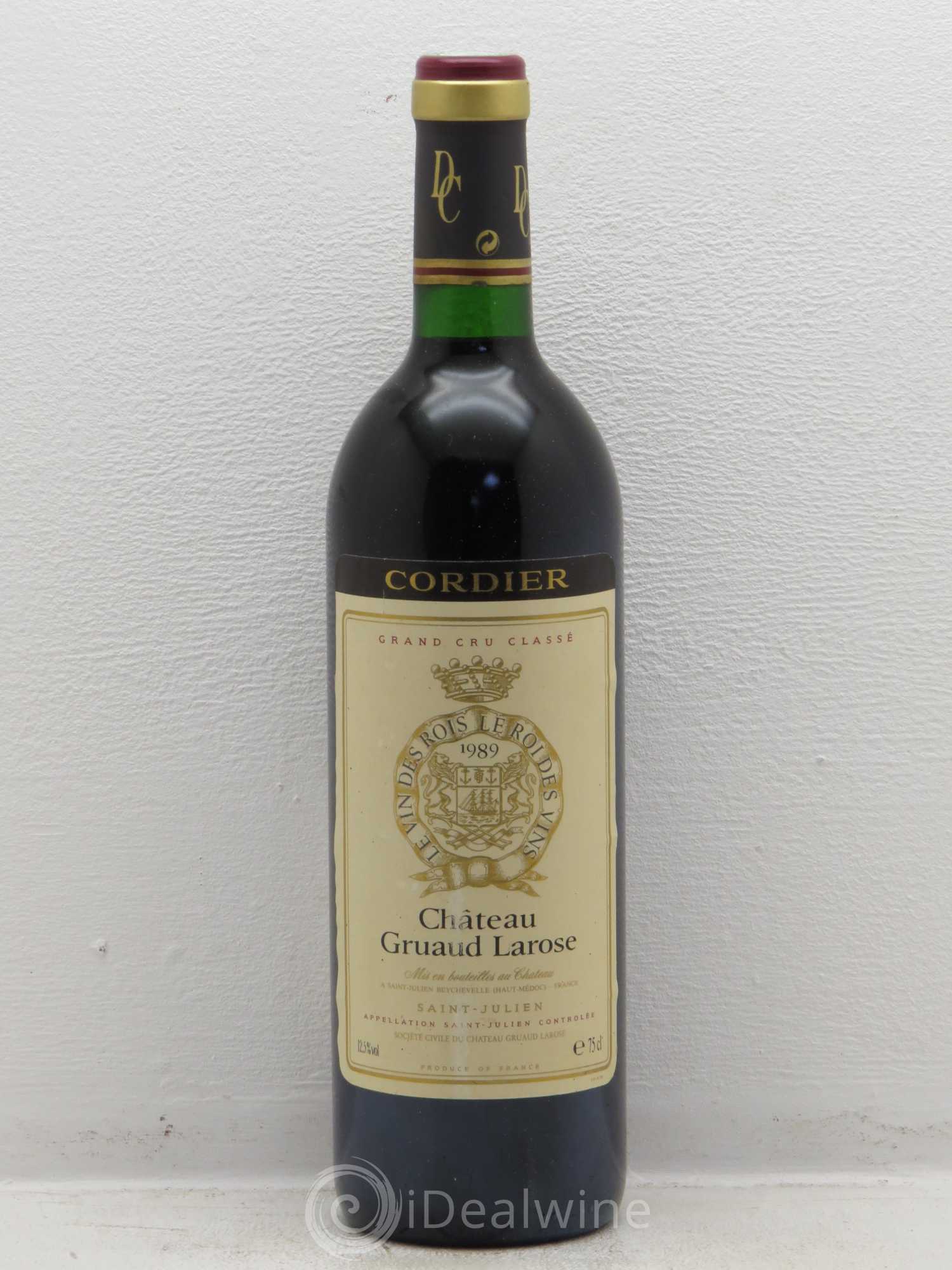 Château Gruaud Larose 2ème Grand Cru Classé 1989 - Lot de 1 bouteille - 0