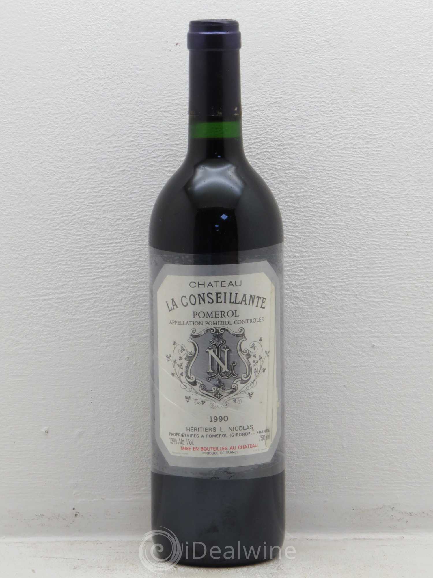 Château la Conseillante 1990 - Lot de 1 bouteille - 0