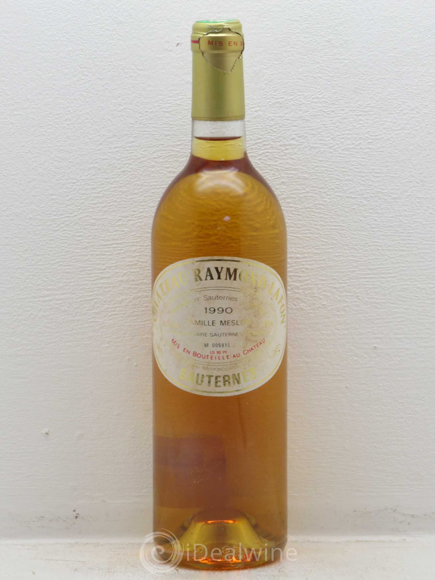 Château Raymond Lafon 1990 - Lotto di 1 bottiglia - 0