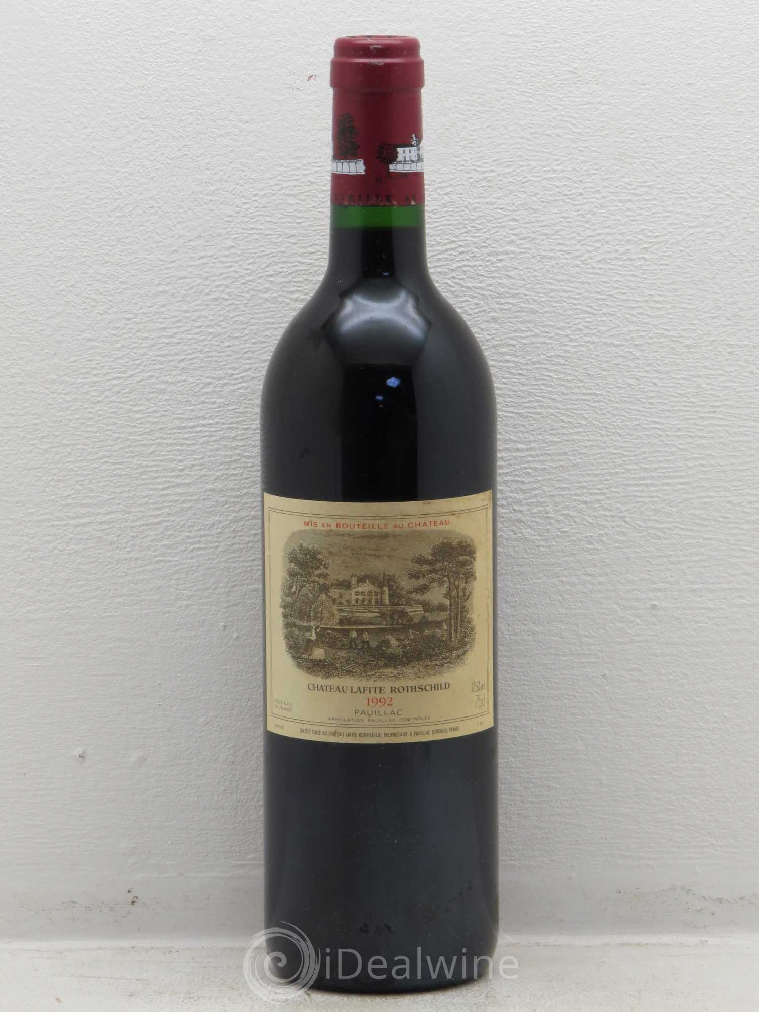Château Lafite Rothschild 1er Grand Cru Classé 1992 - Lot de 1 bouteille - 0