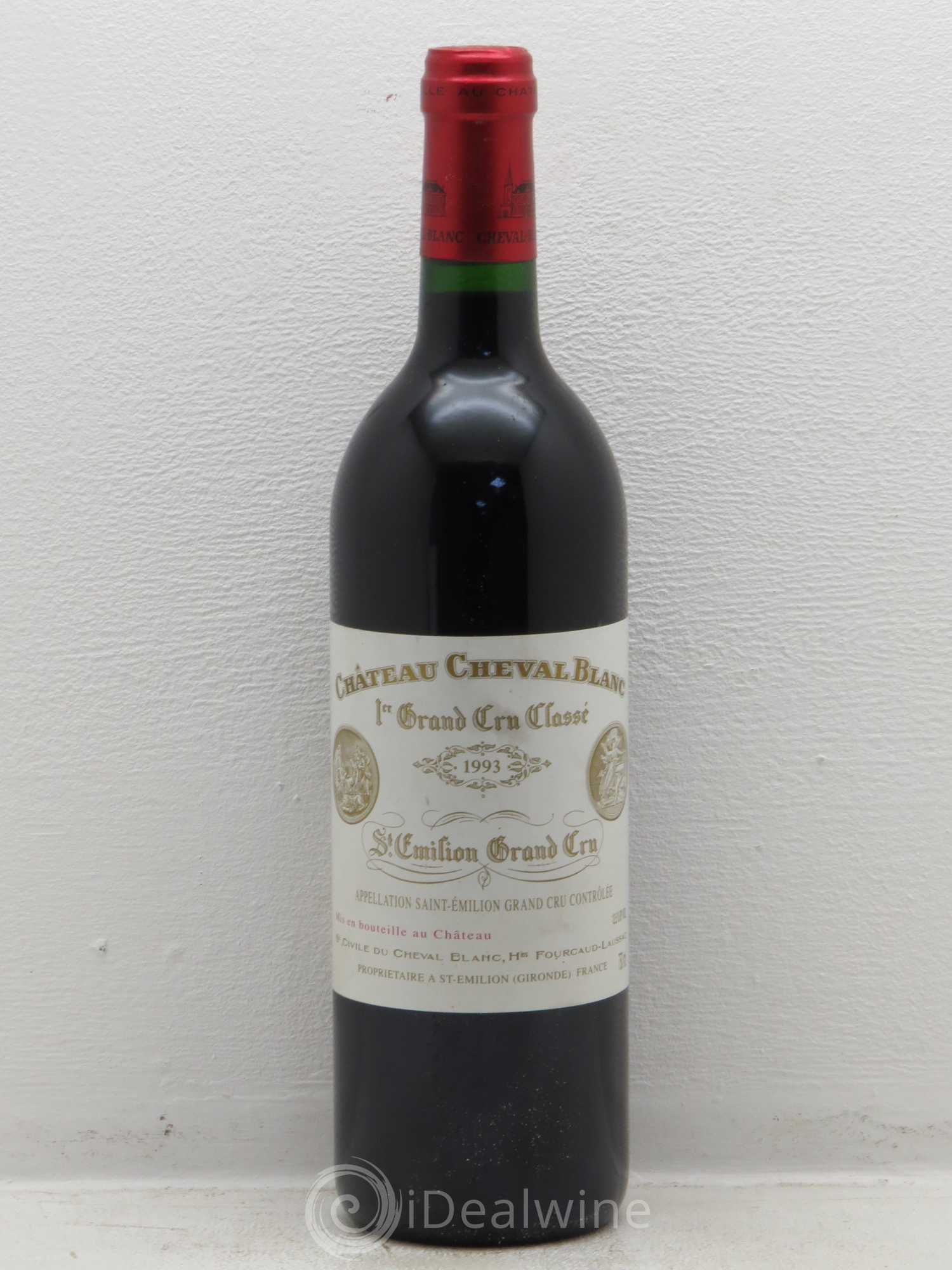 Château Cheval Blanc 1er Grand Cru Classé A 1993 - Lot de 1 bouteille - 0