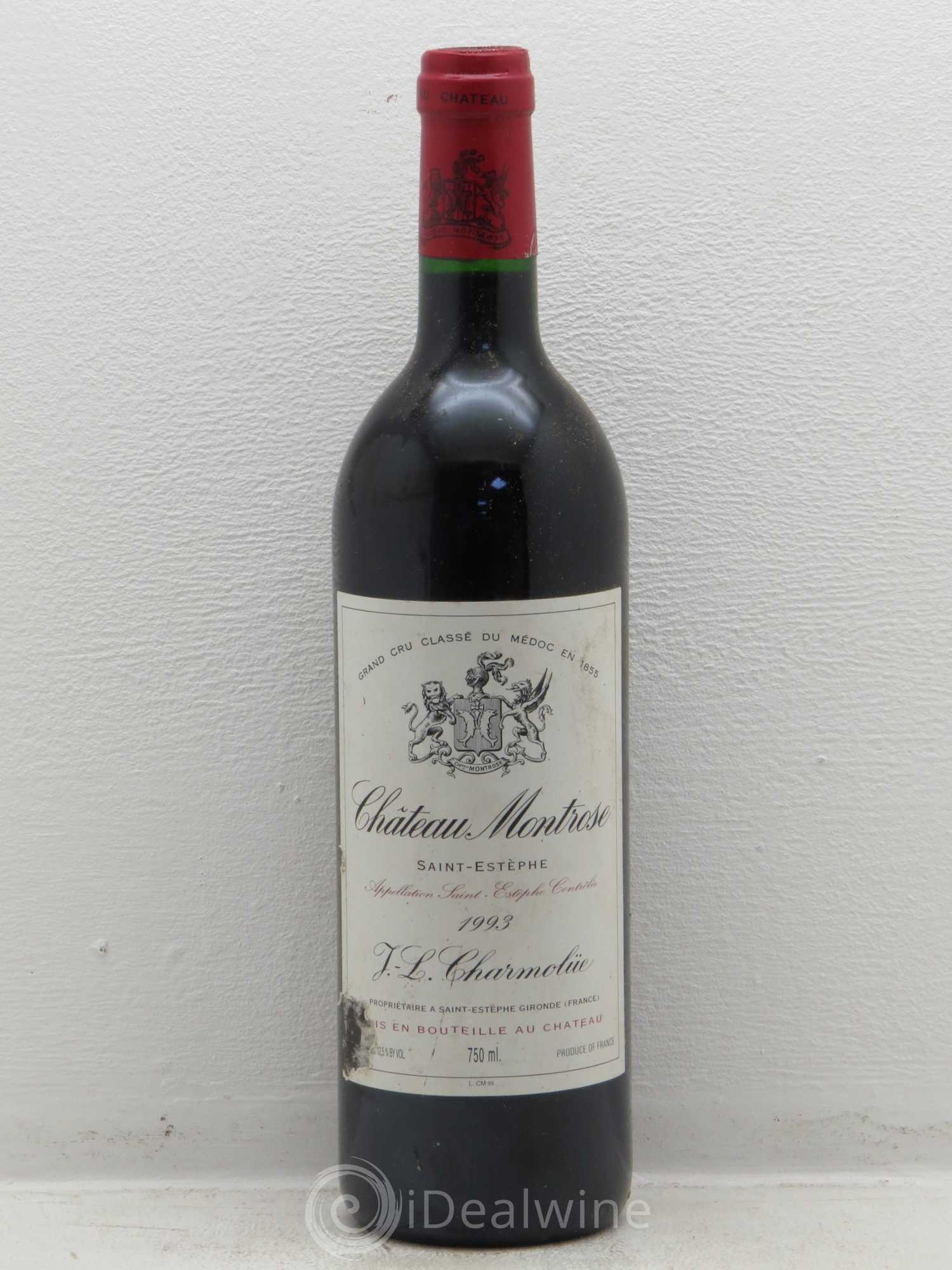 Château Montrose 2ème Grand Cru Classé 1993 - Lot de 1 bouteille - 0