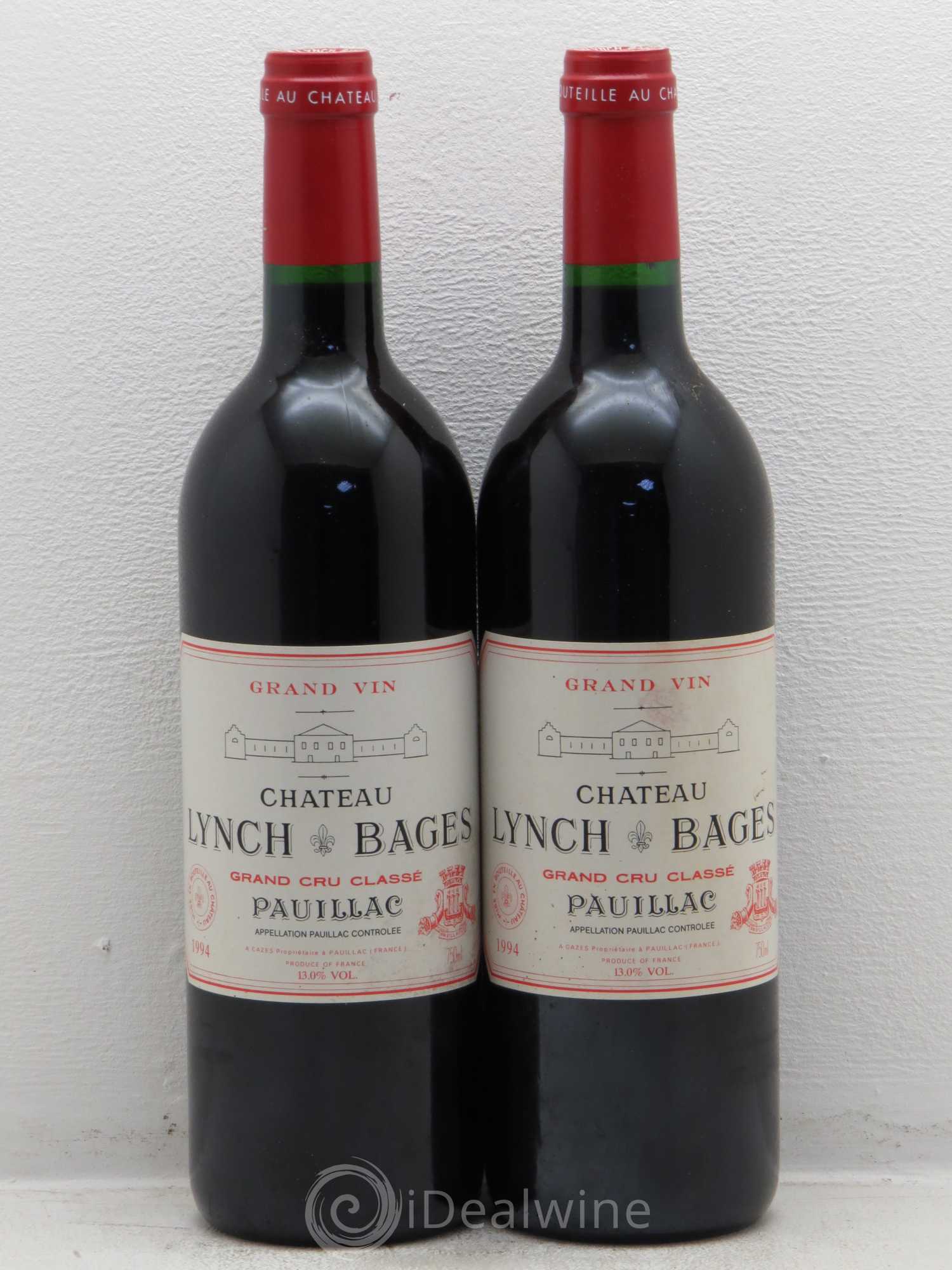 Château Lynch Bages 5ème Grand Cru Classé 1994 - Lot de 2 bouteilles - 0