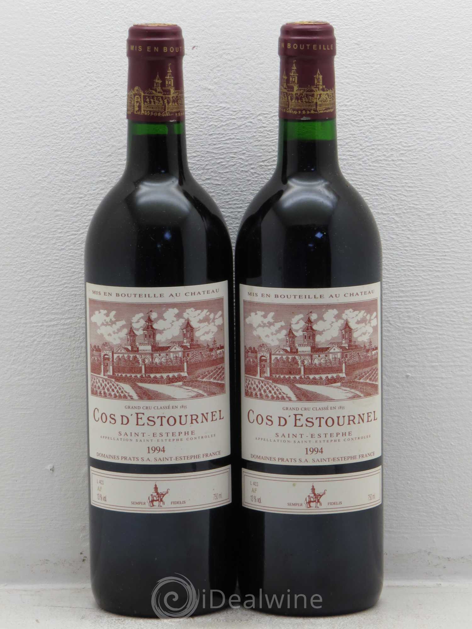 Cos d'Estournel 2ème Grand Cru Classé 1994 - Lot de 2 bouteilles - 0