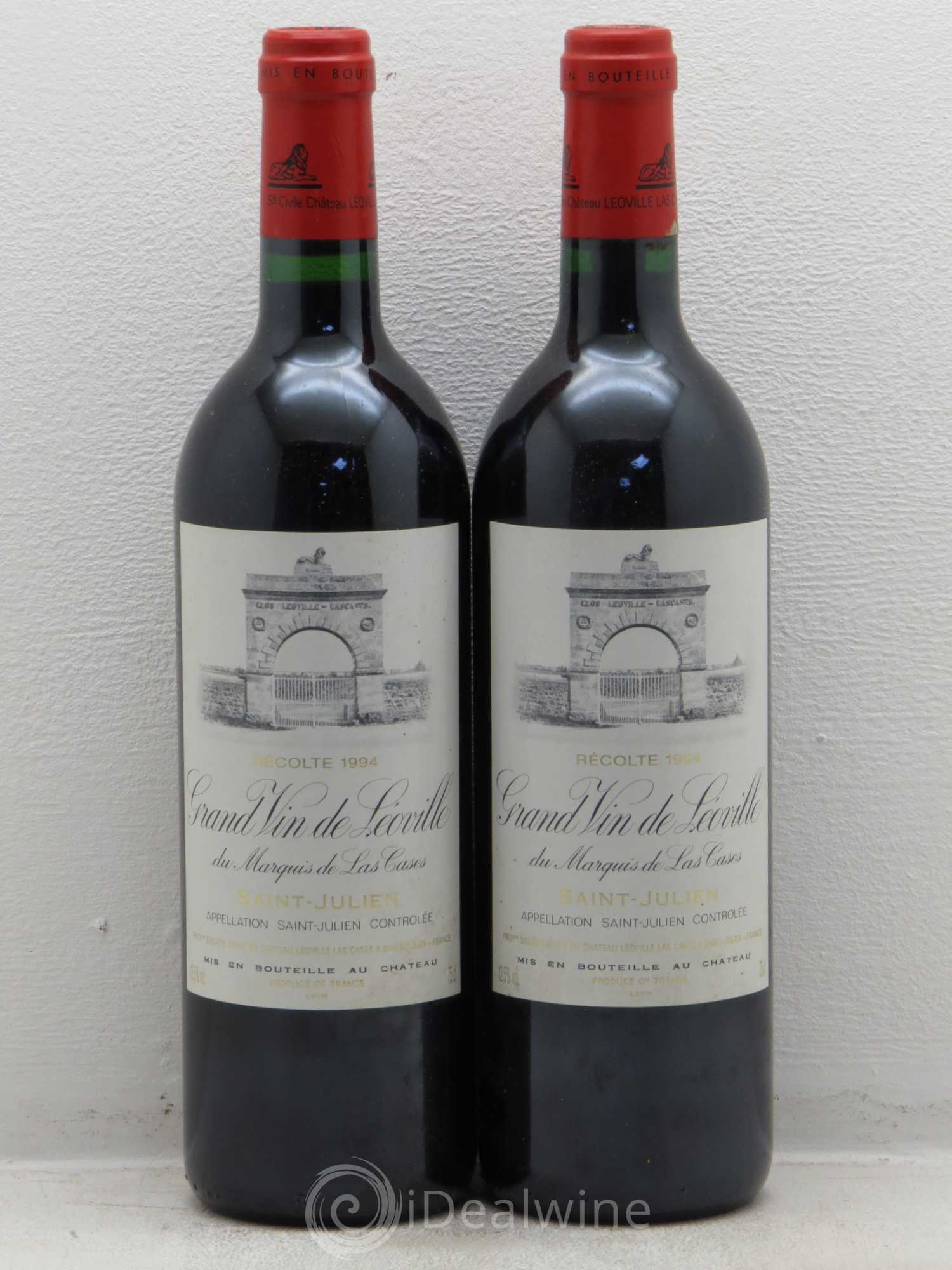 Château Léoville Las Cases 2ème Grand Cru Classé 1994 - Lot de 2 bouteilles - 0