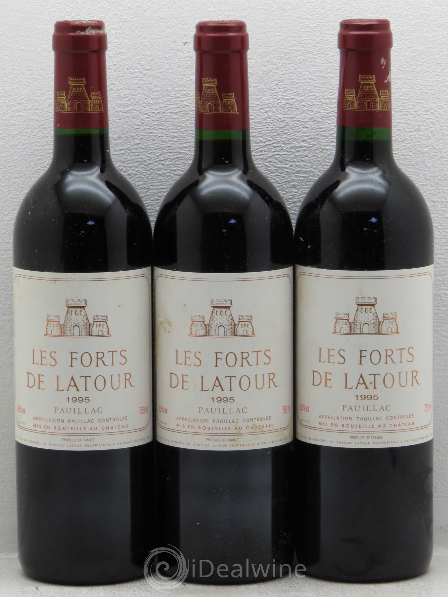 Les Forts de Latour Second Vin 1995 - Lot de 3 bouteilles - 0