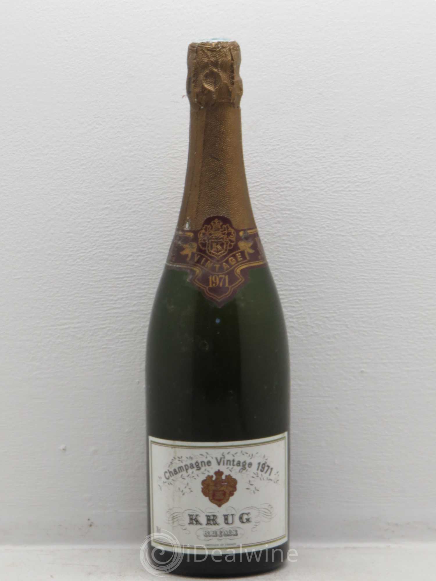 Vintage Krug 1971 - Lot de 1 bouteille - 0