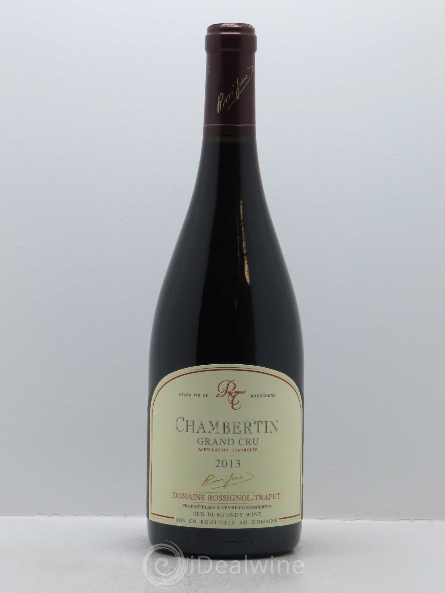 Chambertin Grand Cru Rossignol-Trapet (Domaine) 2013 - Lot de 1 bouteille - 0