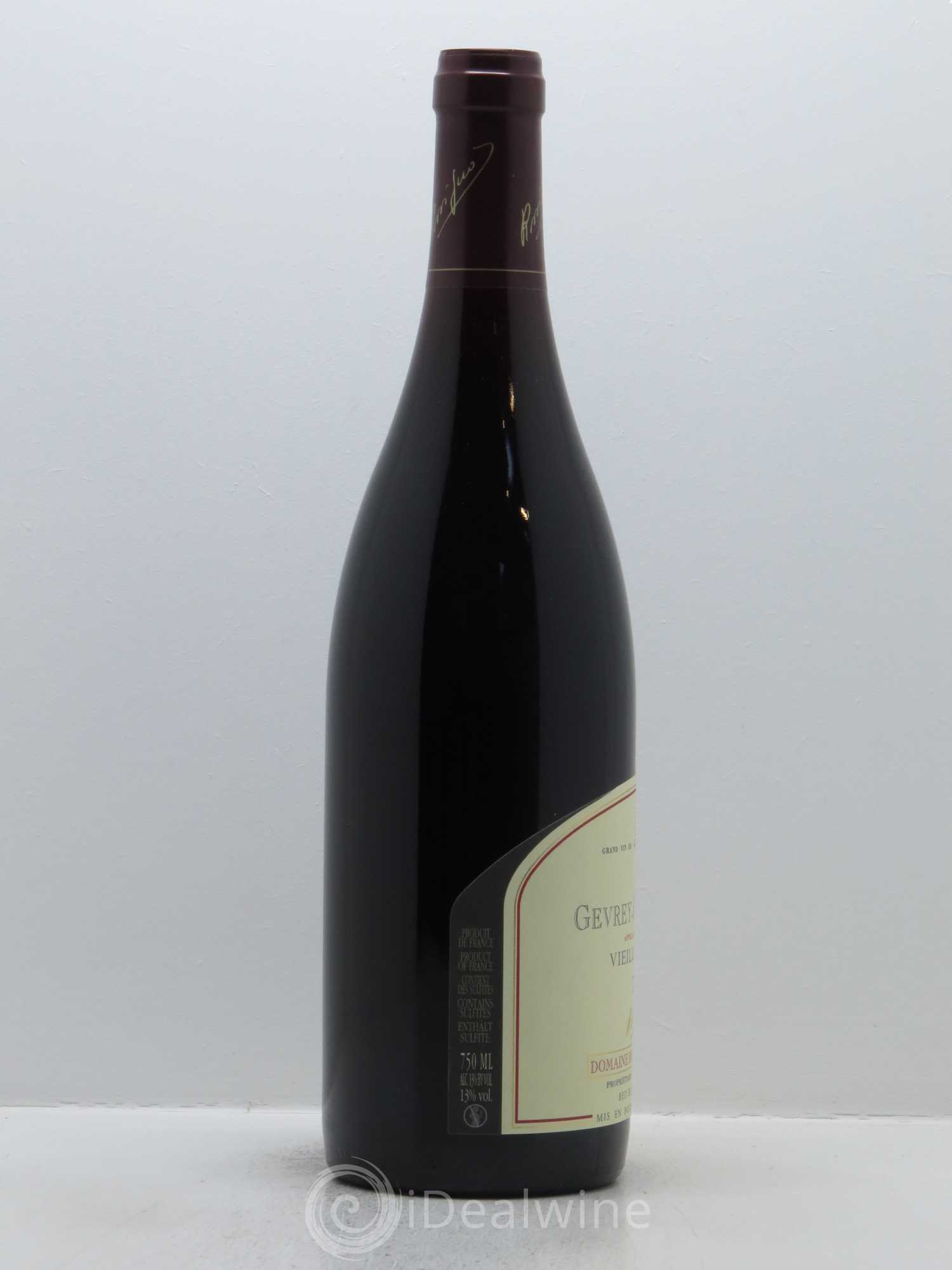 Gevrey-Chambertin Vieilles vignes Rossignol-Trapet (Domaine) 2013 - Lot de 1 bouteille - 1