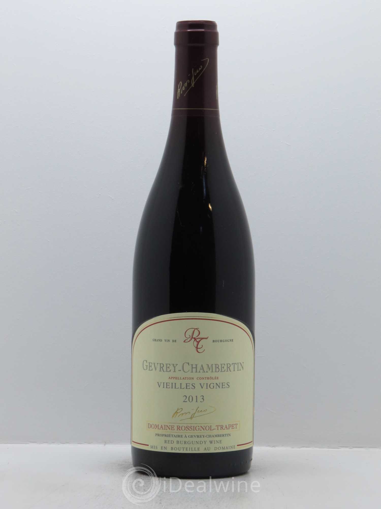 Gevrey-Chambertin Vieilles vignes Rossignol-Trapet (Domaine) 2013 - Lot de 1 bouteille - 0