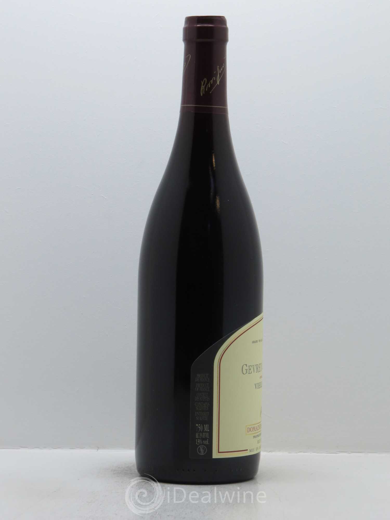 Gevrey-Chambertin Vieilles vignes Rossignol-Trapet (Domaine) 2015 - Lot de 1 bouteille - 1