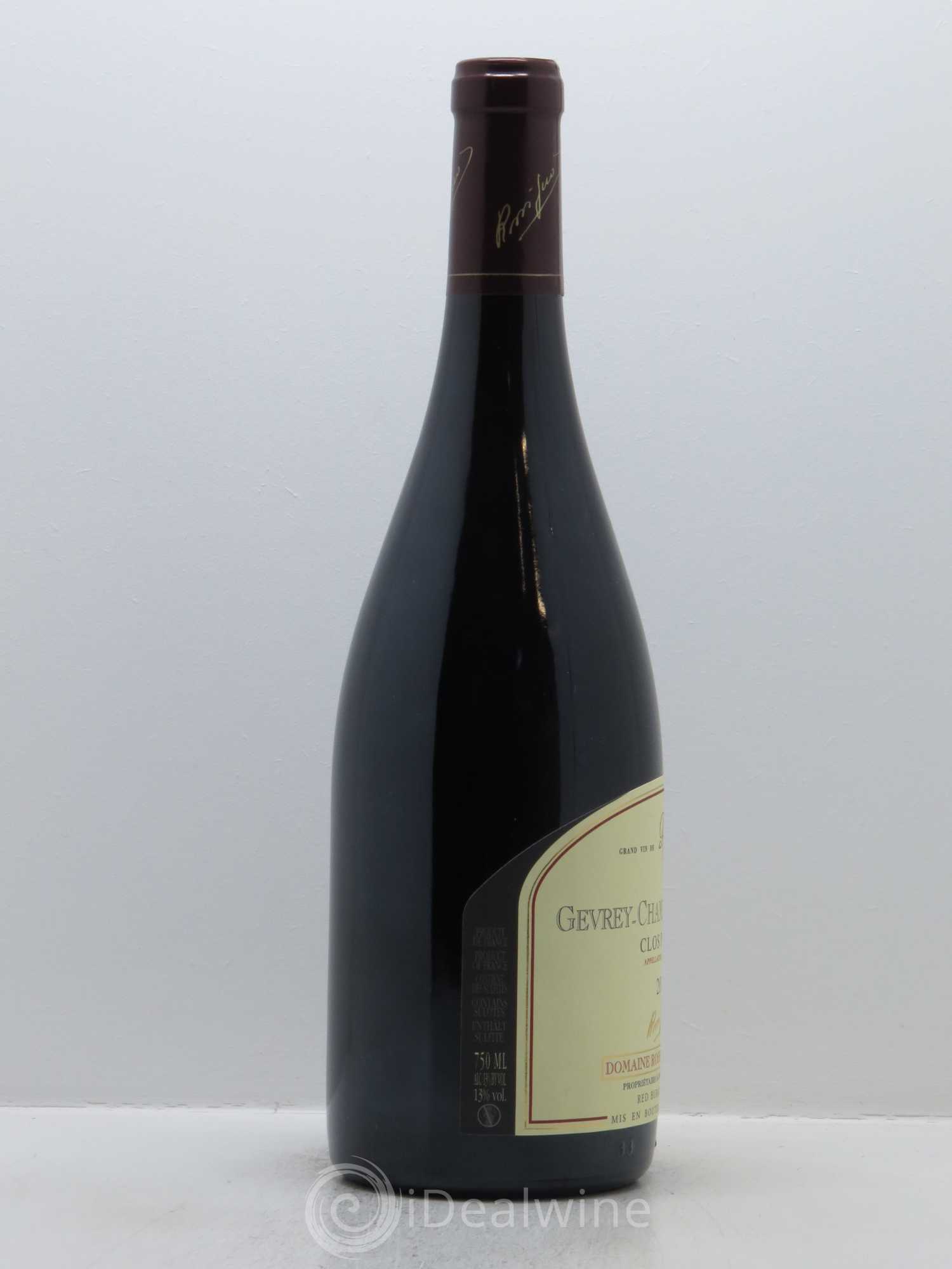 Gevrey-Chambertin 1er Cru Clos Prieur Rossignol-Trapet (Domaine) 2015 - Lot de 1 bouteille - 1