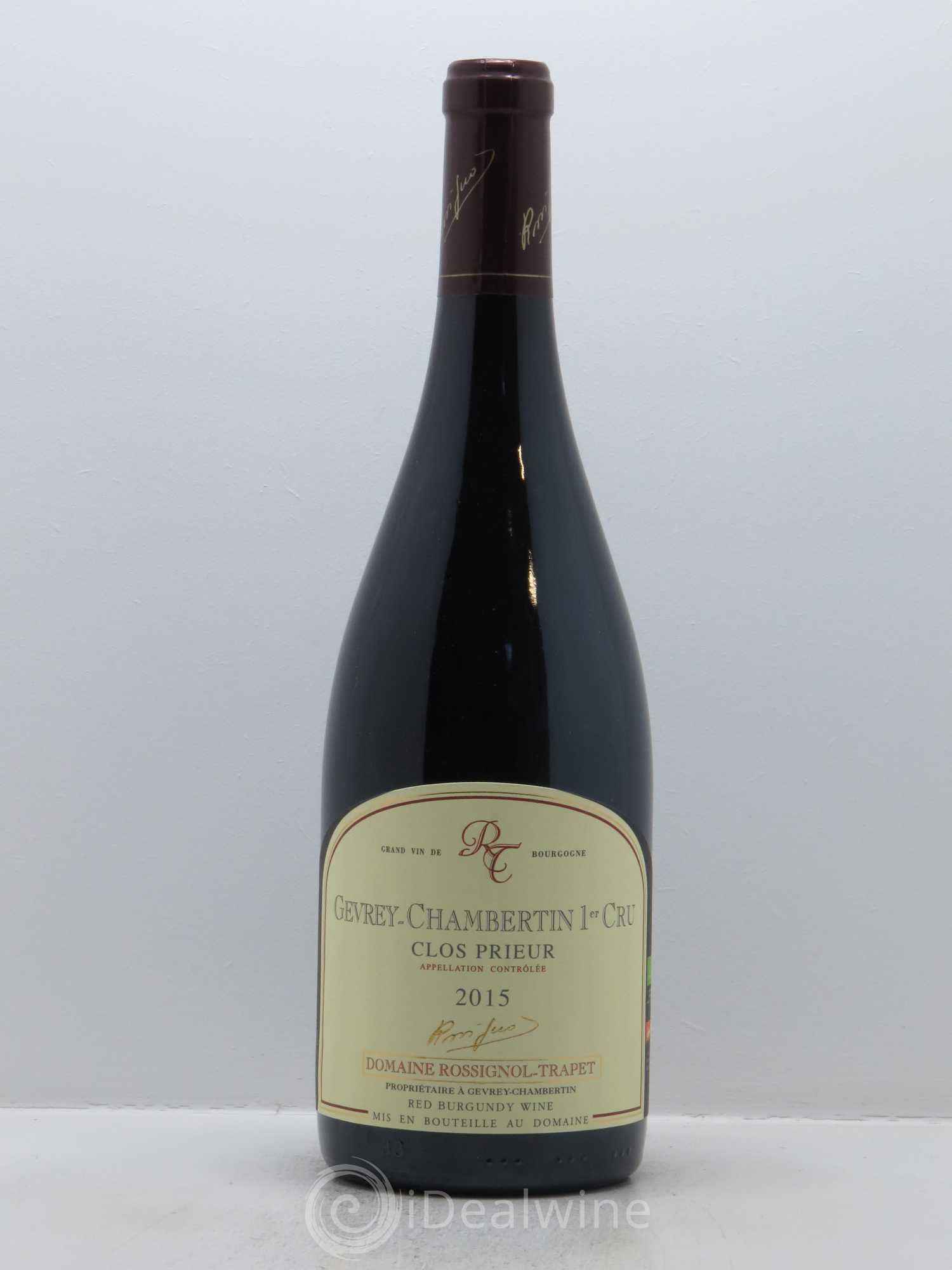 Gevrey-Chambertin 1er Cru Clos Prieur Rossignol-Trapet (Domaine) 2015 - Lot de 1 bouteille - 0