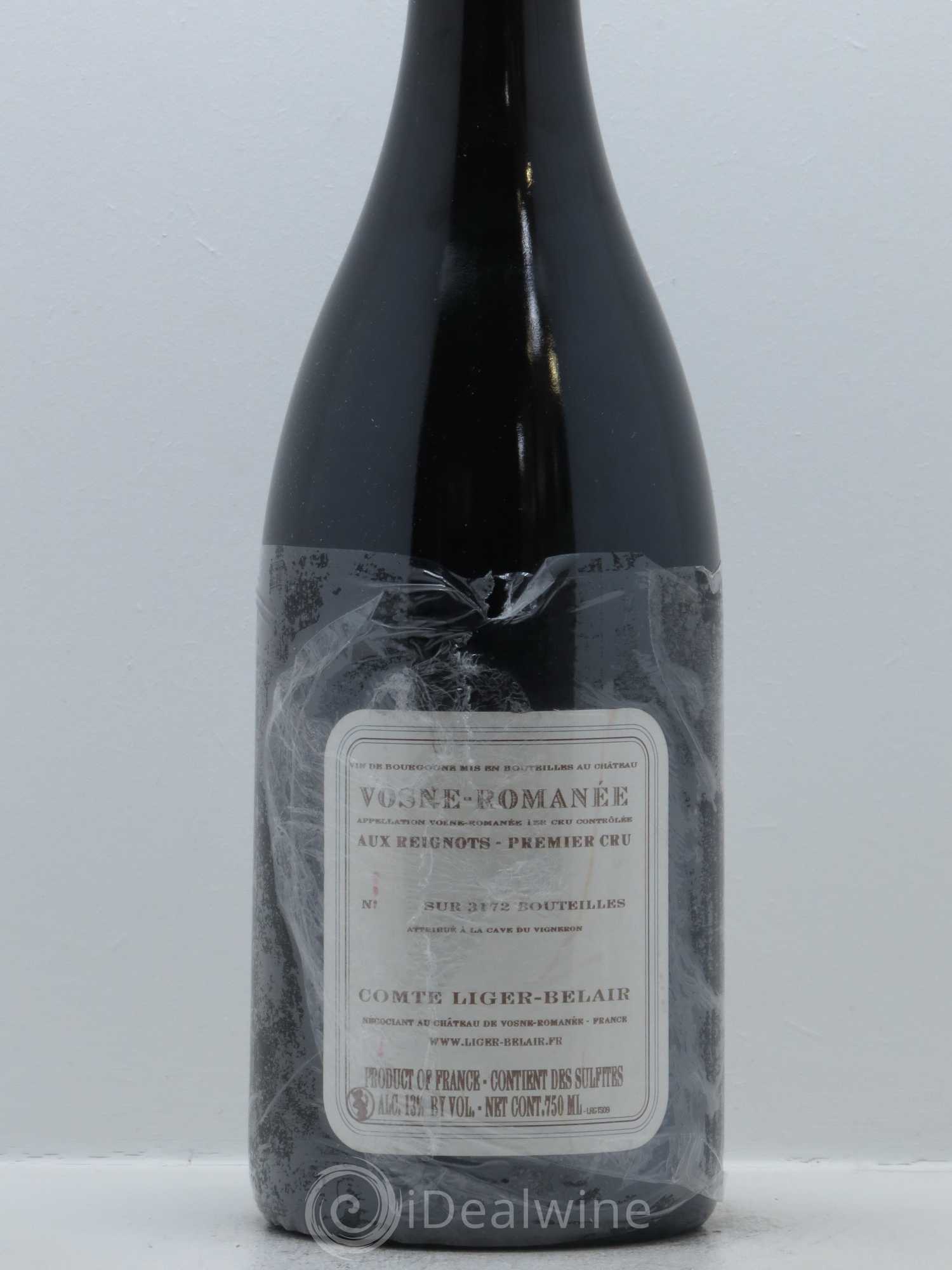 Vosne-Romanée 1er Cru Aux Reignots Ch. de Vosne-Romanée Comte Liger-Belair (Domaine du) 2009 - Lot de 1 bouteille - 2